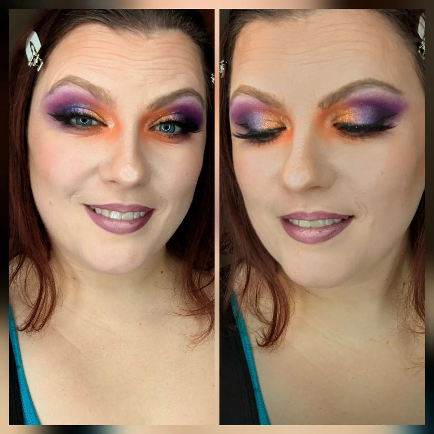 Halloween makeup look 1! 
Decided to start with a fun colorful look. But don't worry, there's more to come. 
.
.
.
#halloweenmakeup #halloweenmakeupideas  #makeupartist #halloweenglam #glam #colourfulmakeup #demua #costumemakeup #halloweenvibes #make