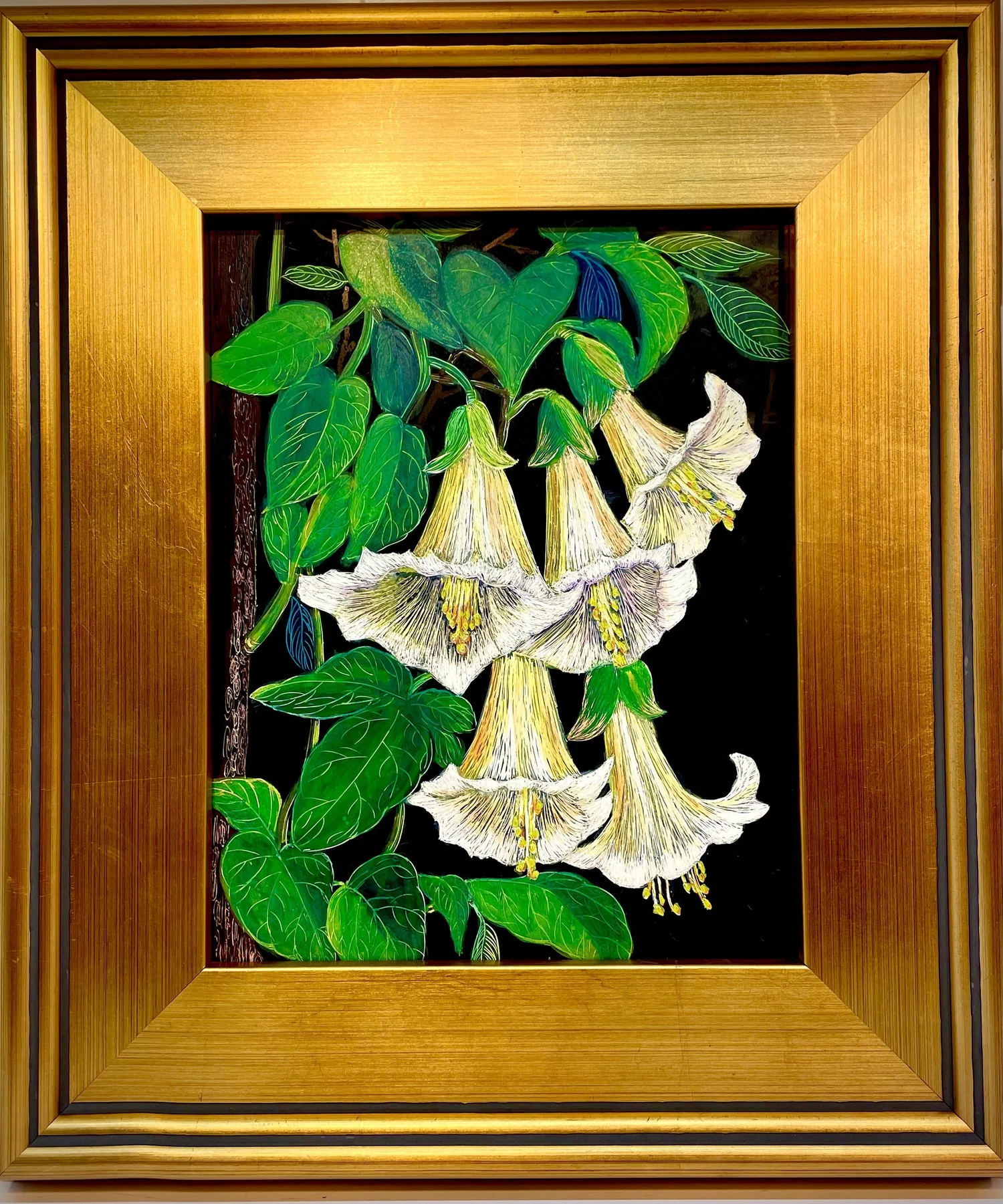 Angel's Trumpet(sold) — Meili Original Art Gallery