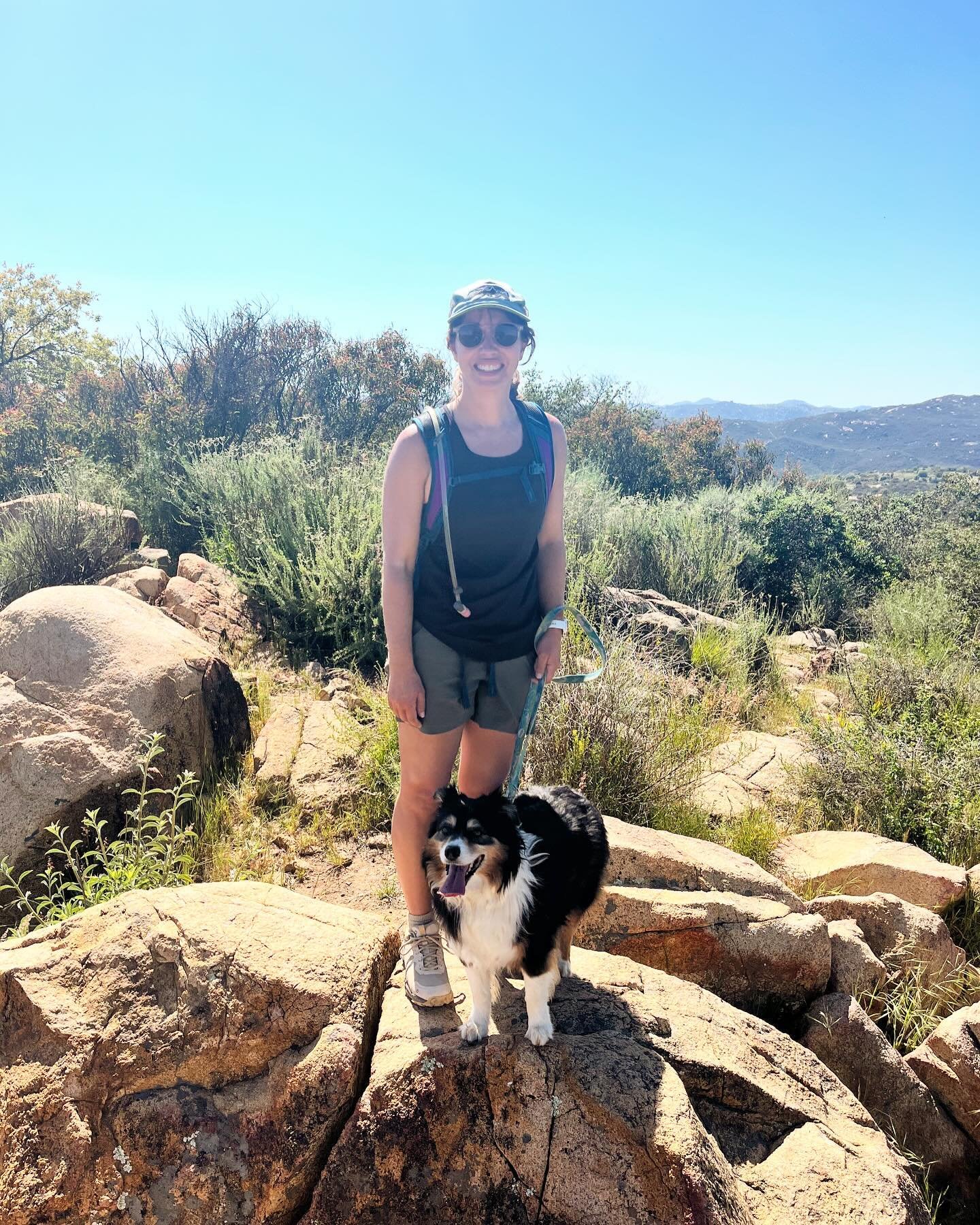 STANLEY PEAK ⛰️ This 6.3 mile loop officially wraps up our exploration of Daley Ranch! 

The trail is well maintained with a 1.033 ft elevation gain which isn&rsquo;t too strenuous. 

It is getting hotter though and I wonder how many weekends we have
