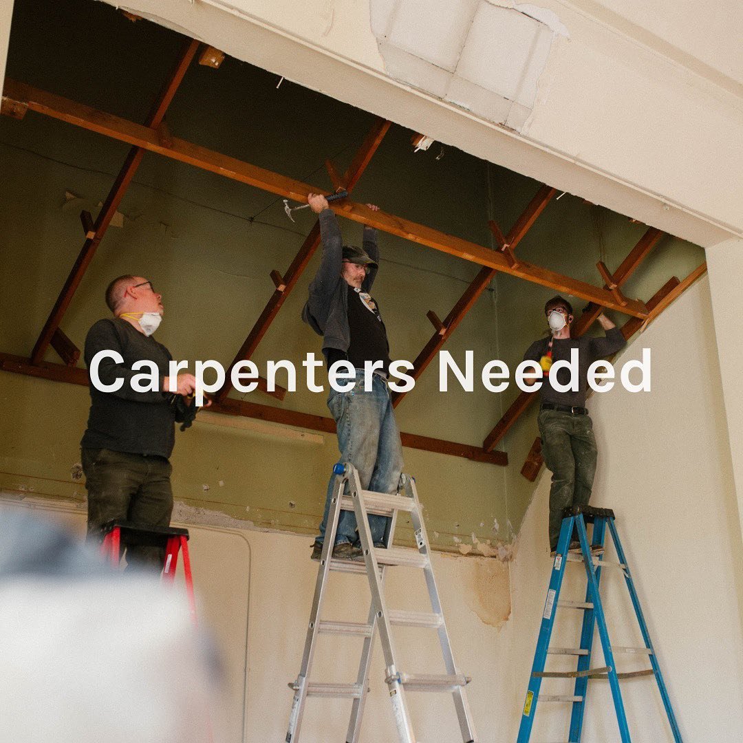 🔨 Calling all carpenters! 🔨  We need your help to make out new building a home for our congregation. We&rsquo;re looking for carpenters or similar skill sets to help us build a stage. If you or someone you know is interested in donating time and ex