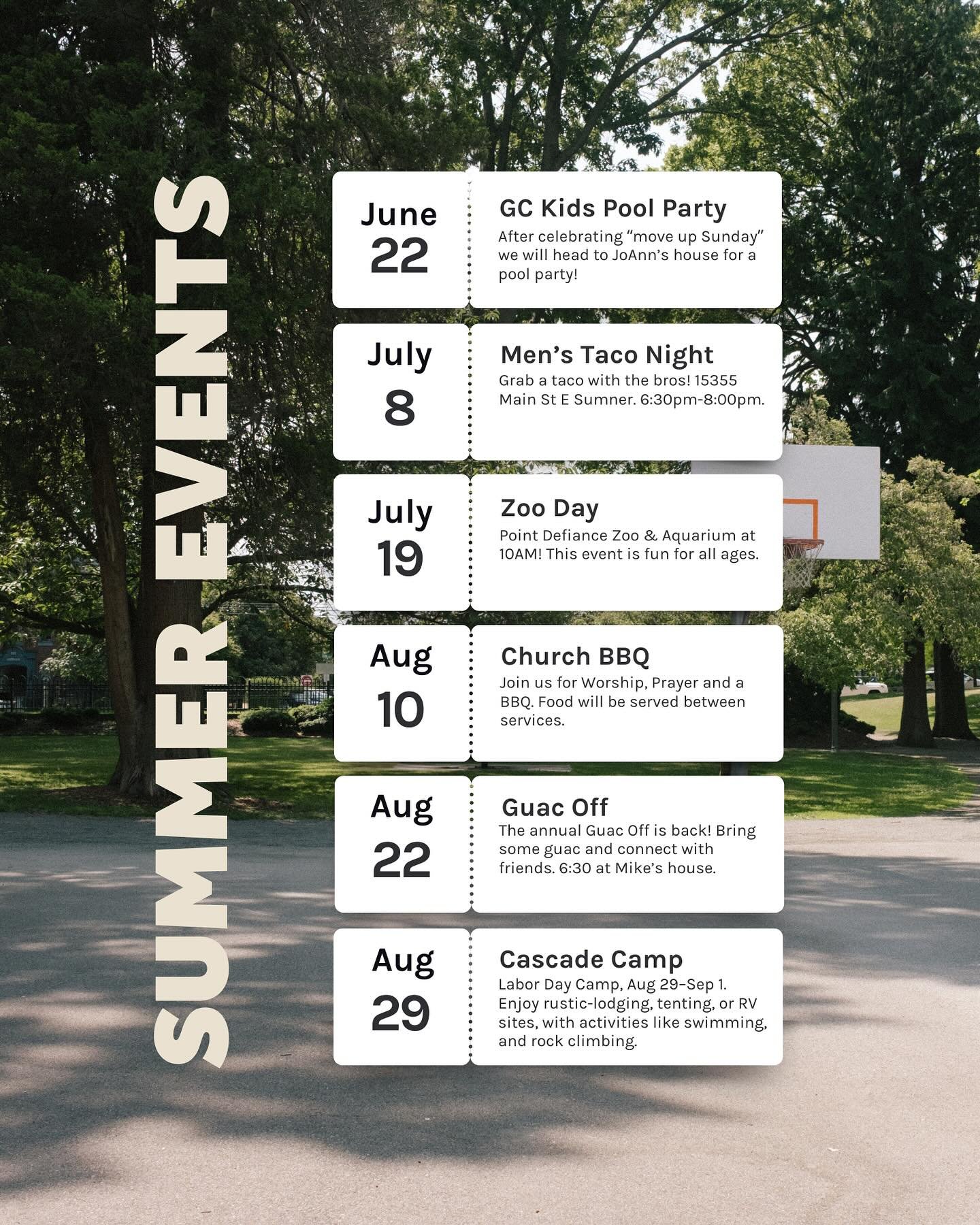 Summer at Garden City ☀️. Come hang with us!