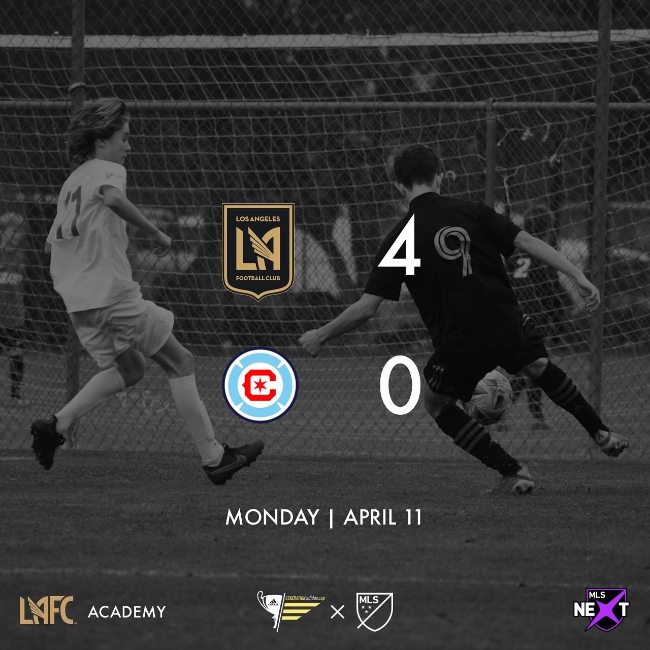 Great to be back. Onto the round of 16 tonight vs. CF Montr&eacute;al at 7pm CST. @lafcacademy @mlsnext #U15 #generationadidascup2022