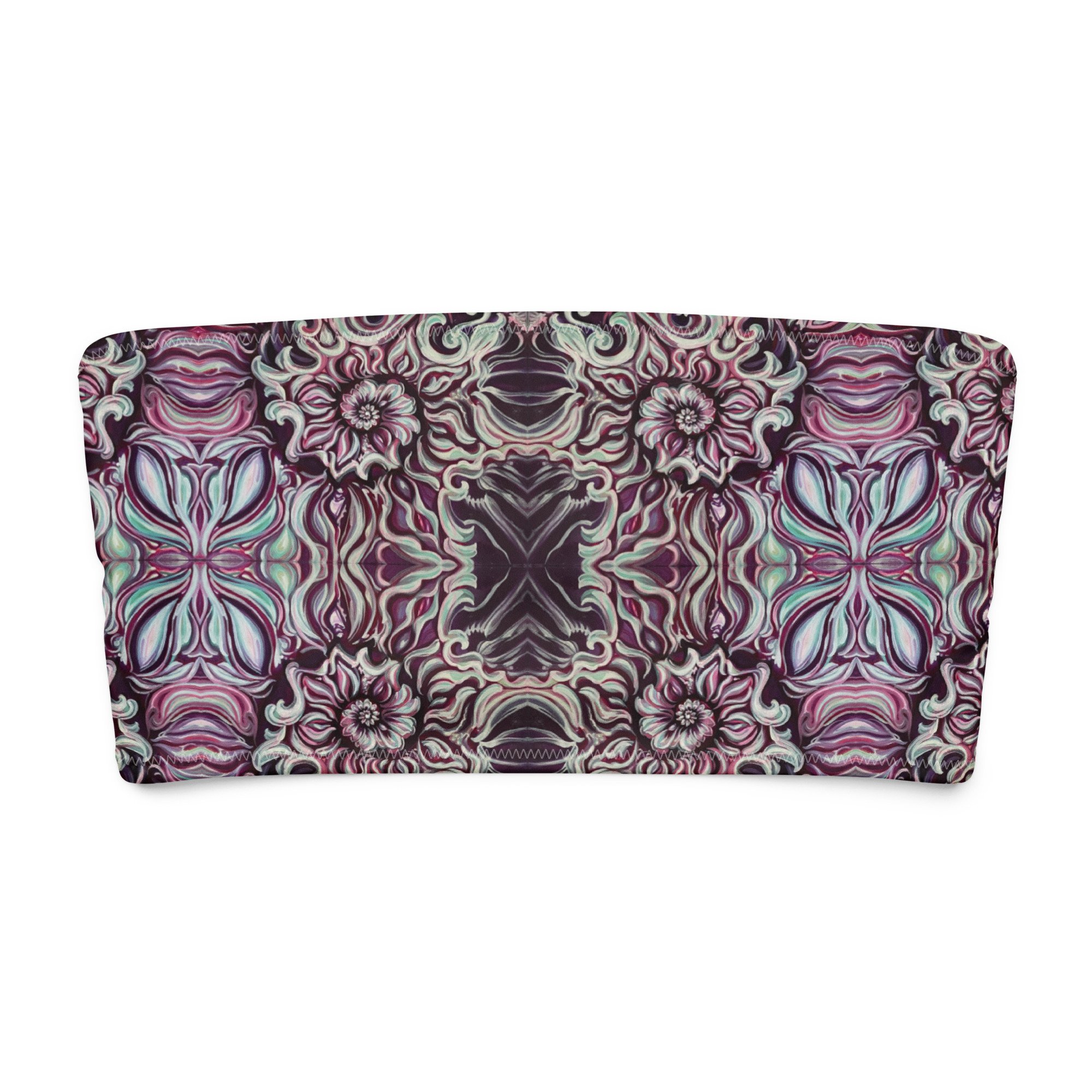 Wandering Jewel-Recycled bandeau bikini top