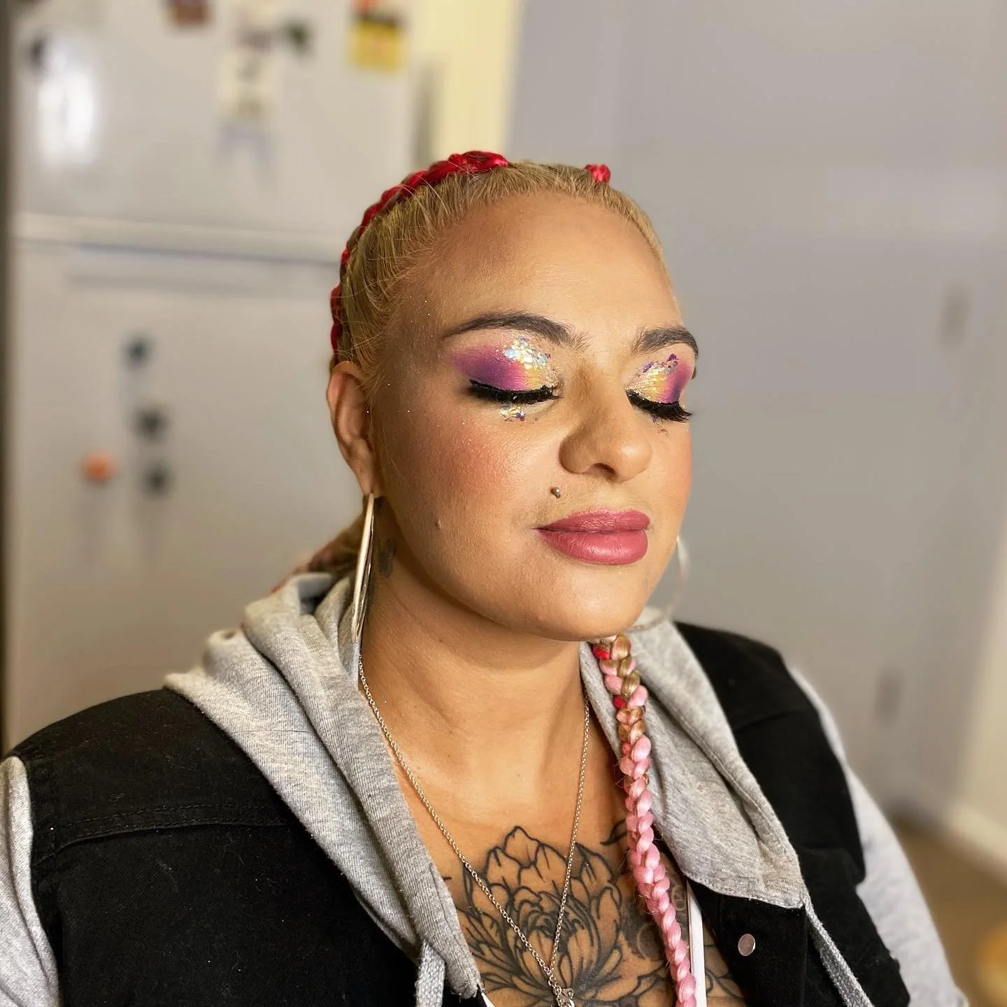 make up, glitter, glam, colour, blending, makeup artist, lashes, bold,