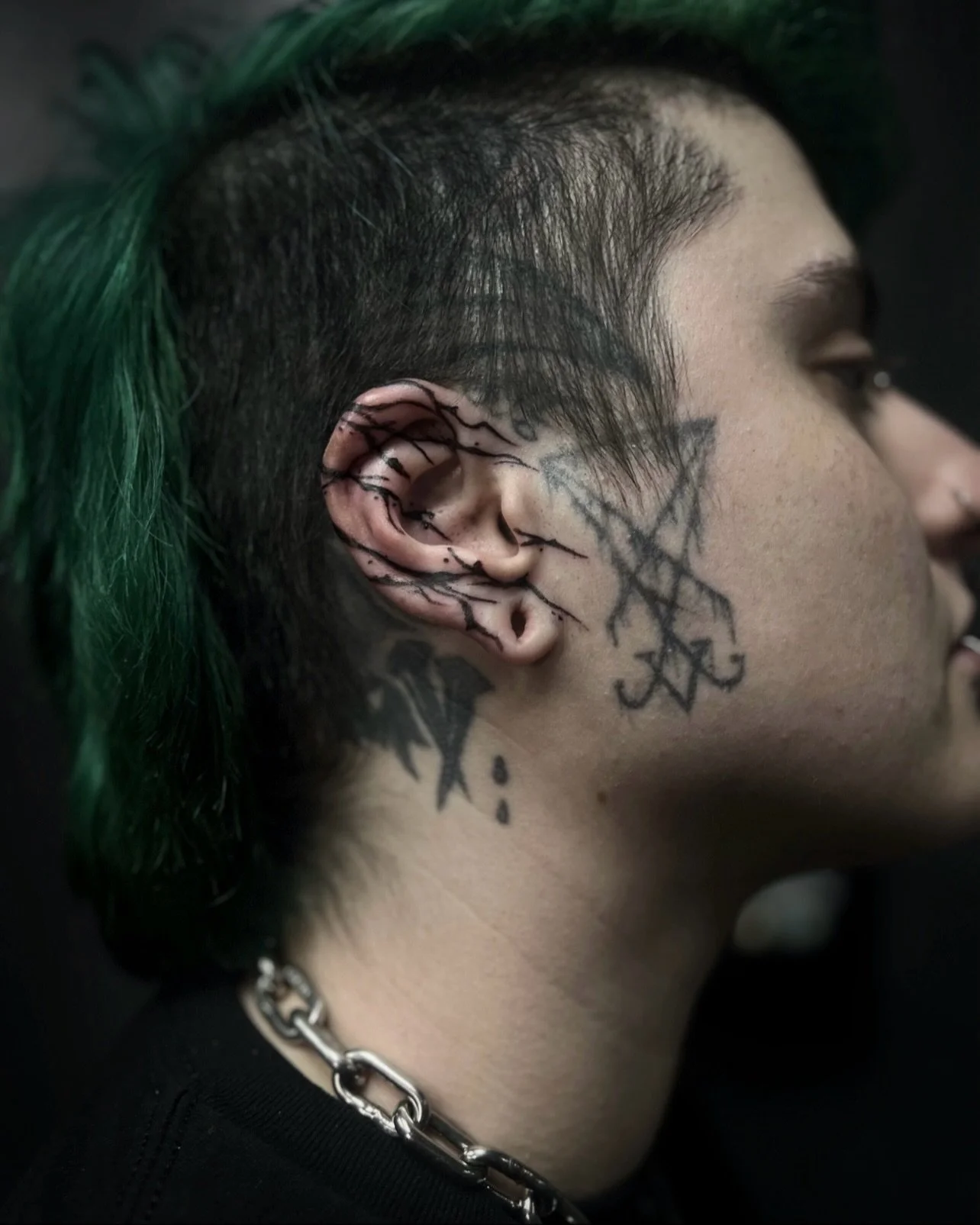 interested in getting more than piercings on your ears? DM me for info on tattooing them