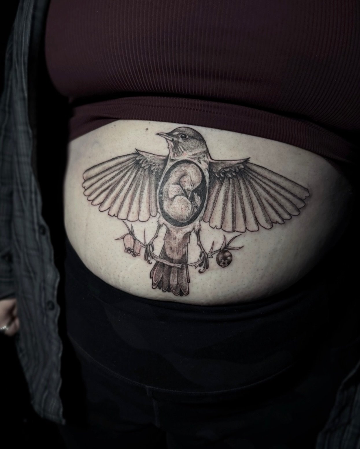 a tattoo to represent her fertility journey 🌱

such a meaningful piece I&rsquo;m honored to be a part of. it was a pleasure coming up with this one along side @robinmatztattoos
