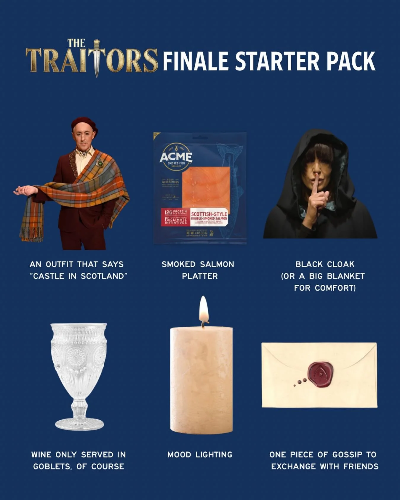 Plot twist: the smoked salmon is the real traitor 🐟🗡️