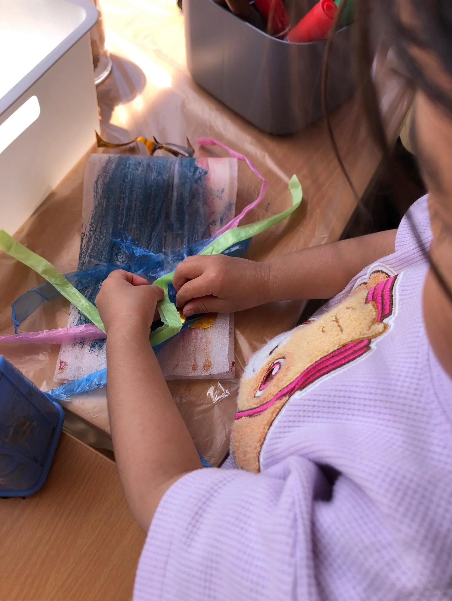 貼り方も描き方もそれぞれ。

無我夢中な時間。

#今日のアトリエ