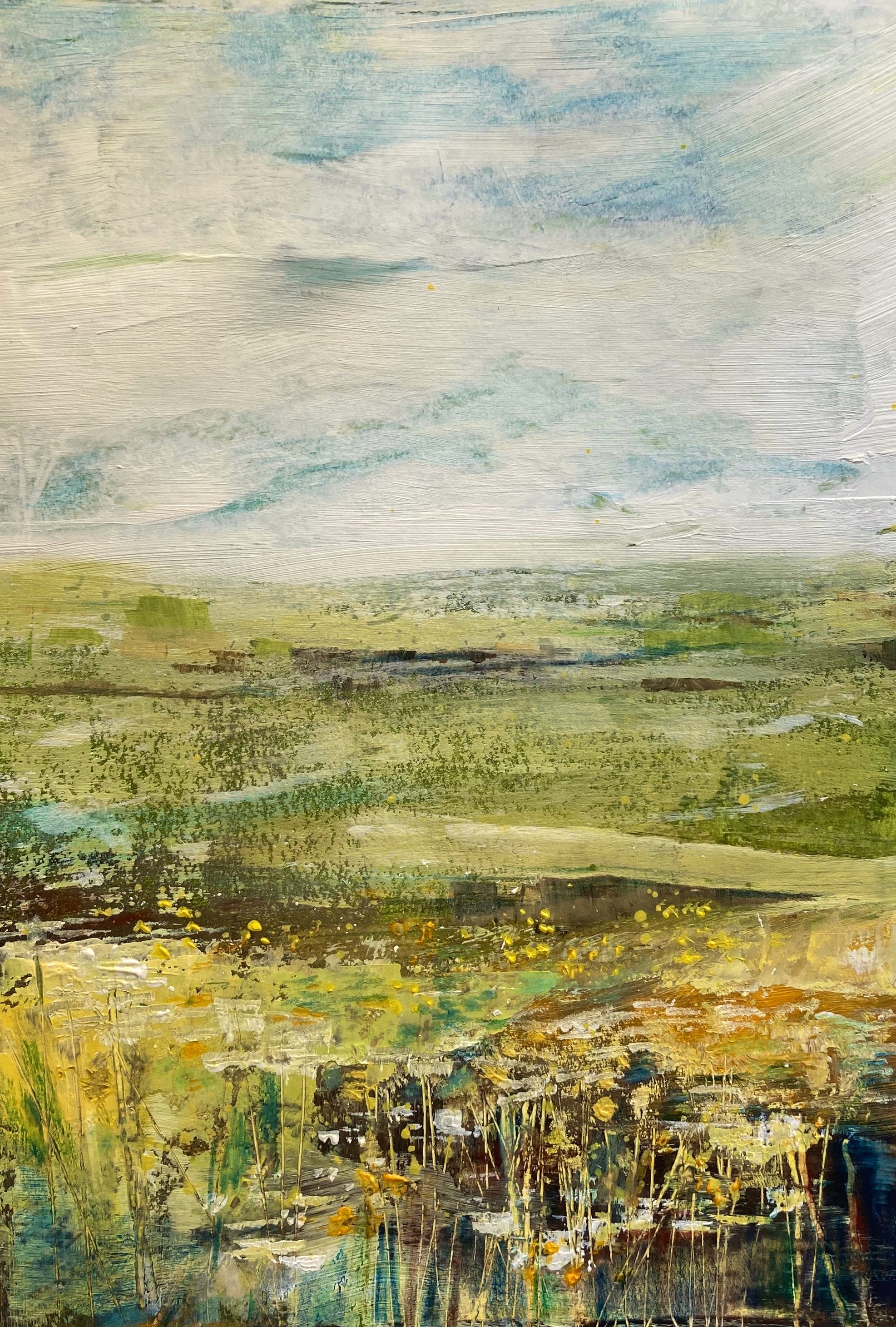 Wild Flowers. Acrylic on paper. 28x23 cm. SOLD
