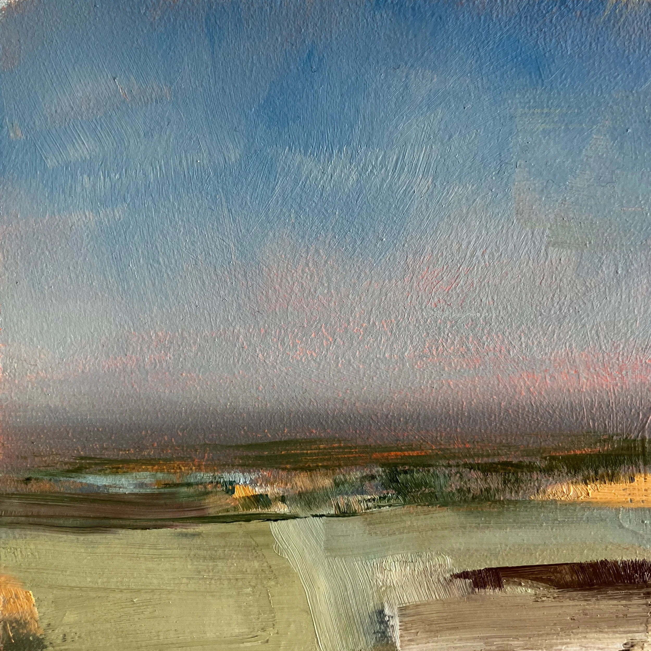 Distance. Oil on board. 10x10 cm. SOLD
