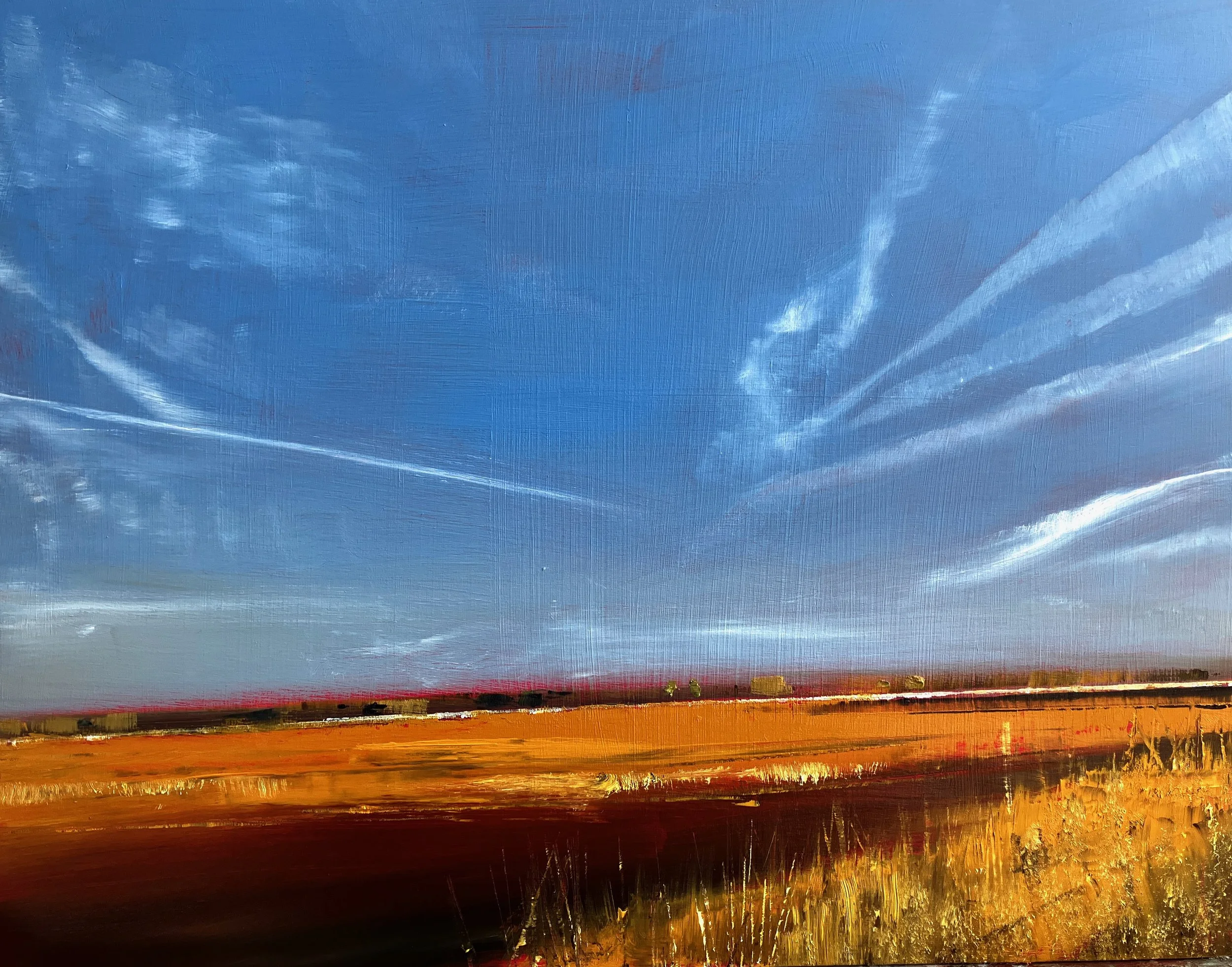 Meseta II. Oil on board. 14x18 inches. SOLD