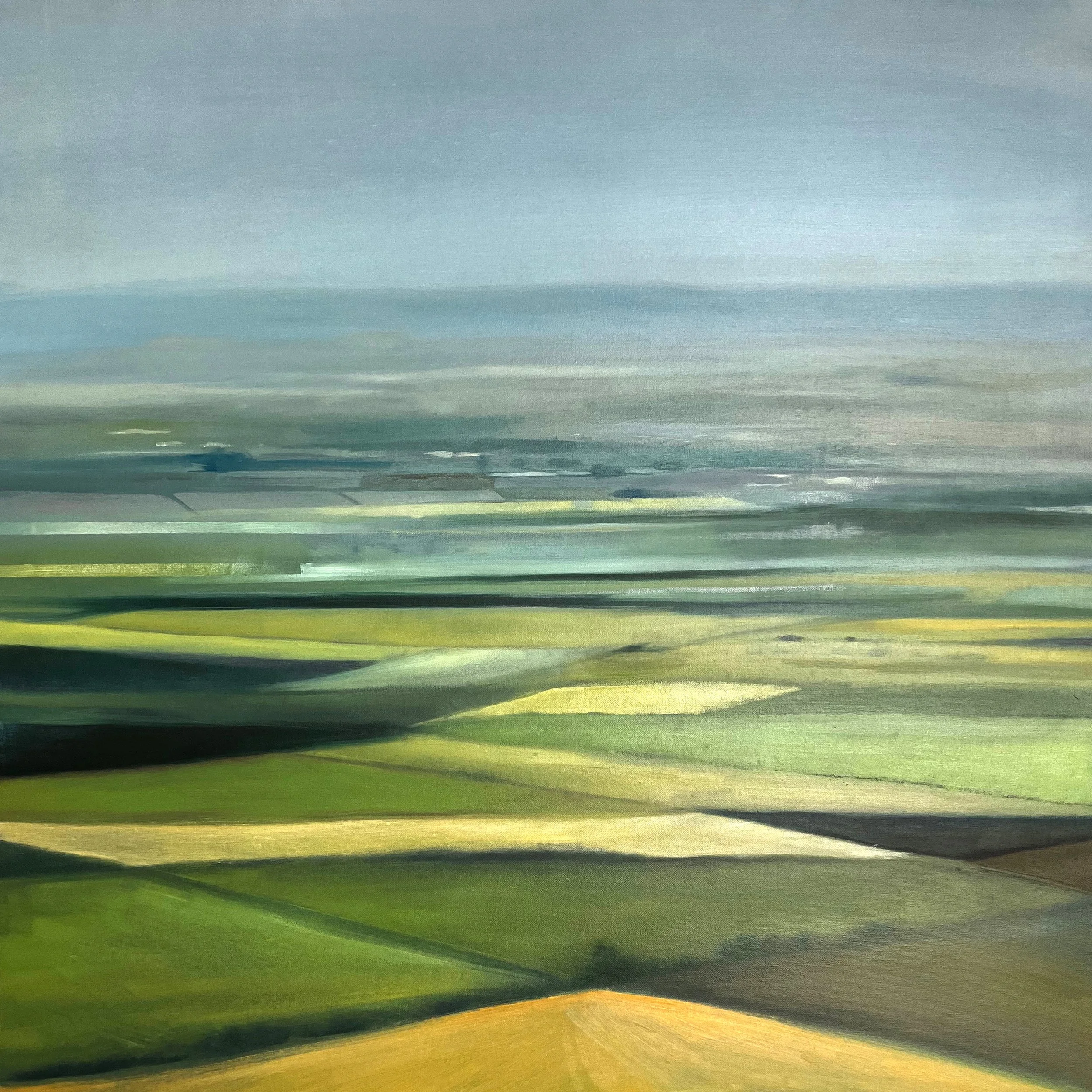 Land. Oil on canvas. 100 x 100cm. £600
