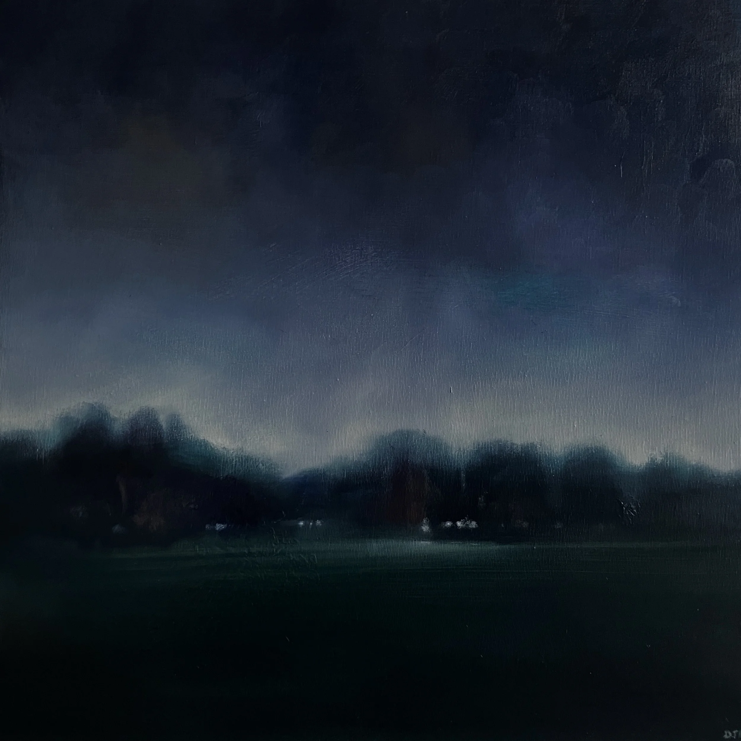 Park Nocturne. Oil on canvas. 50x50 cm. £350