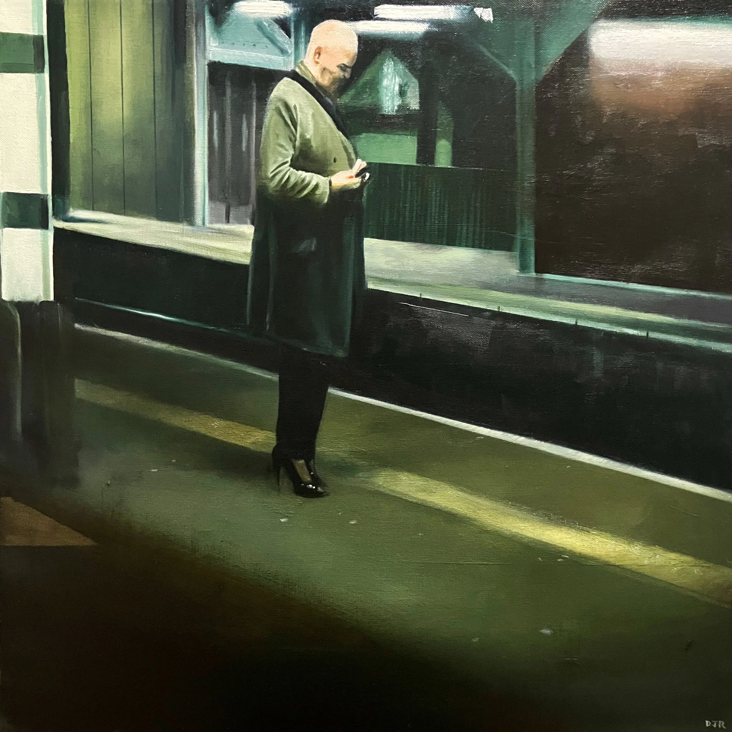 The Ghost Of Brian. Oil on canvas. 60 x 60cm. £400