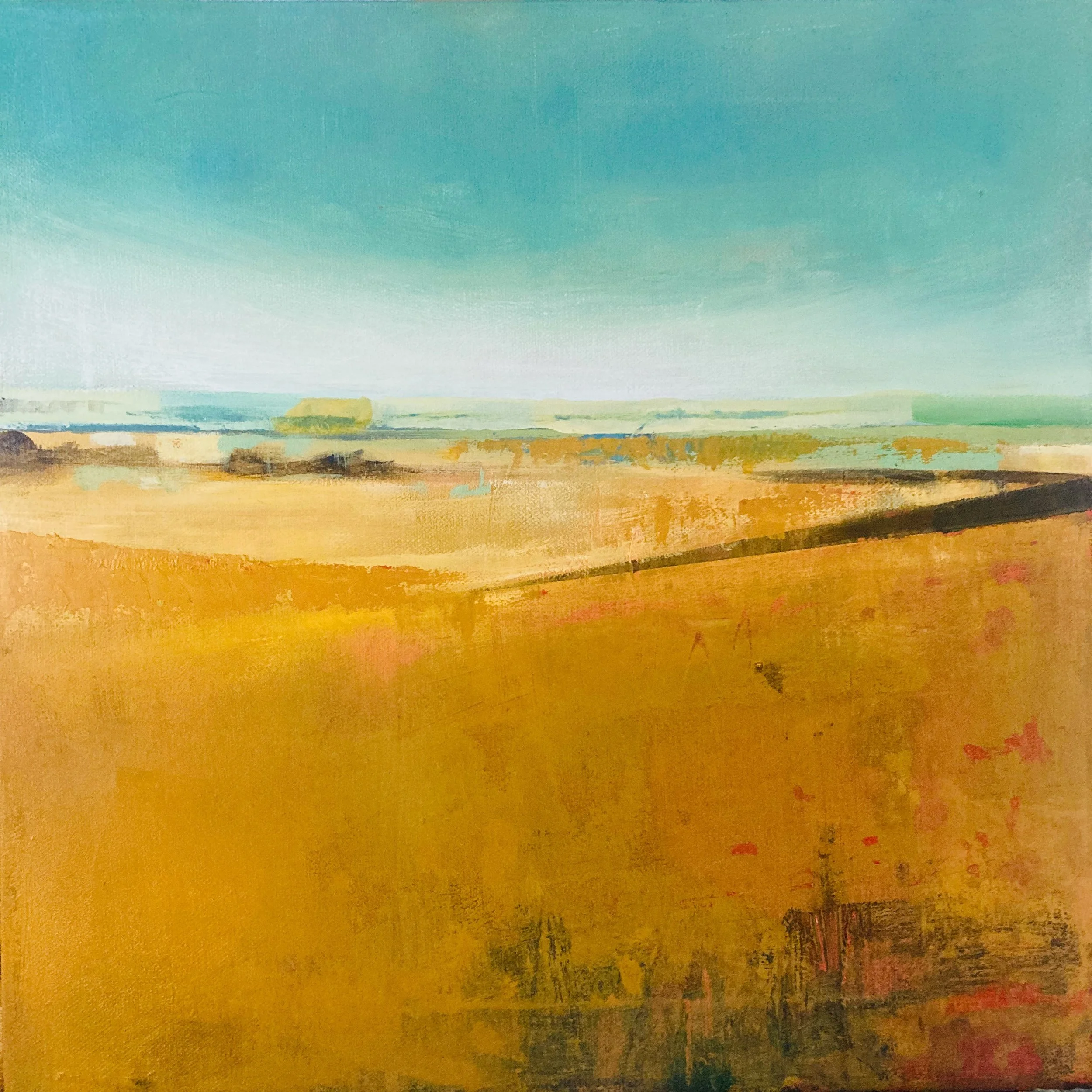 Heat Haze. Acrylic on canvas. 16x16 inches. SOLD
