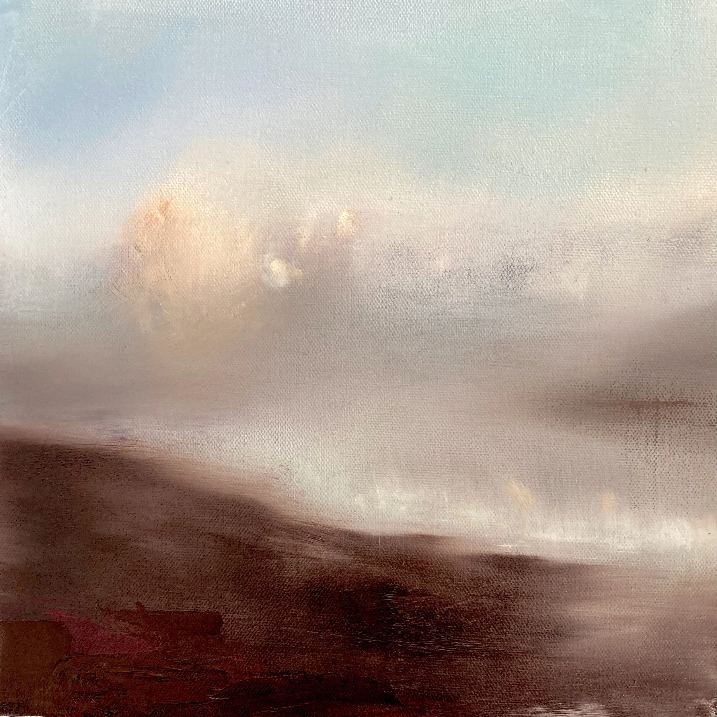 Summer Morning. Oil on board. 12x12 inches. SOLD
