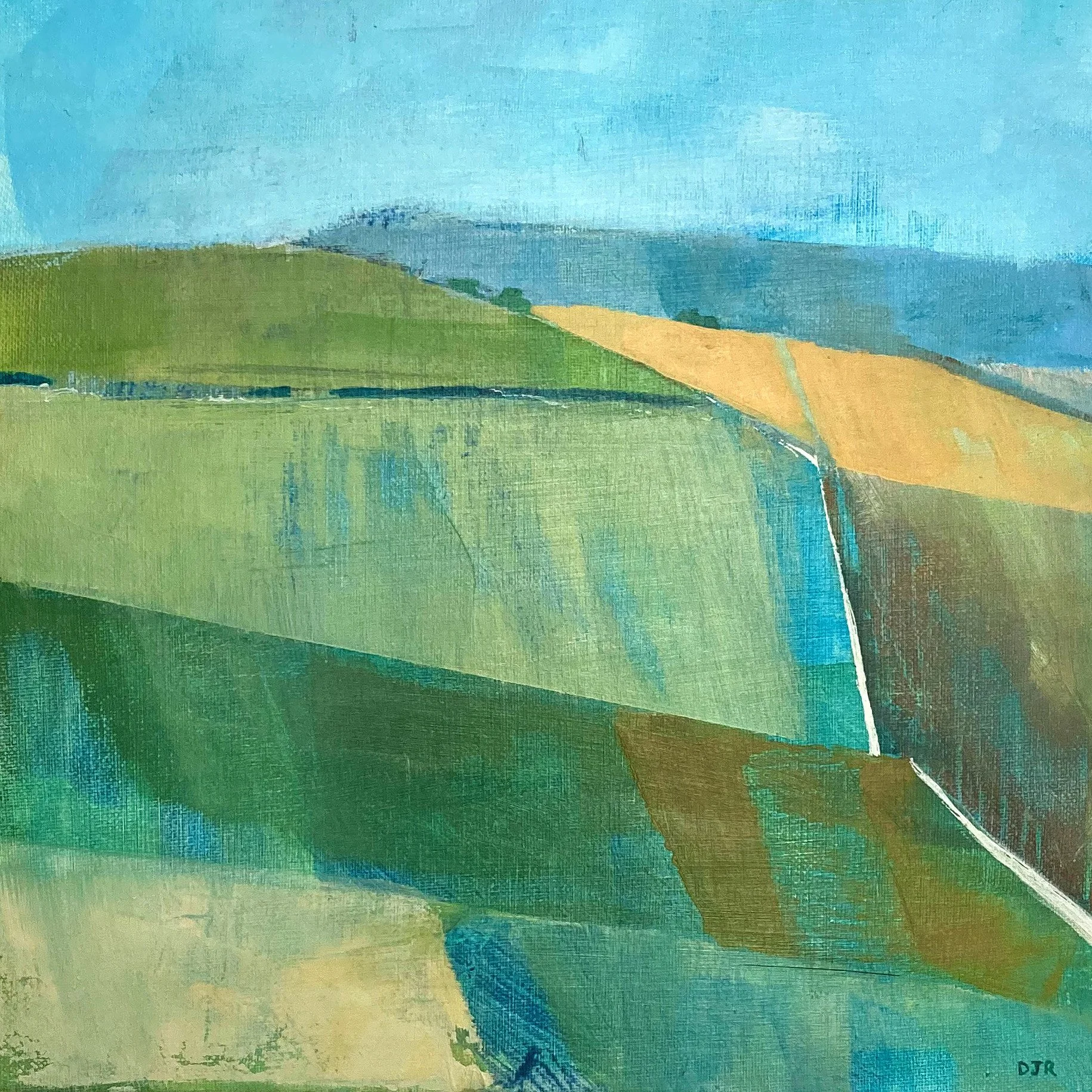 Downsview. Acrylic on canvas. 12x12 inches. SOLD
