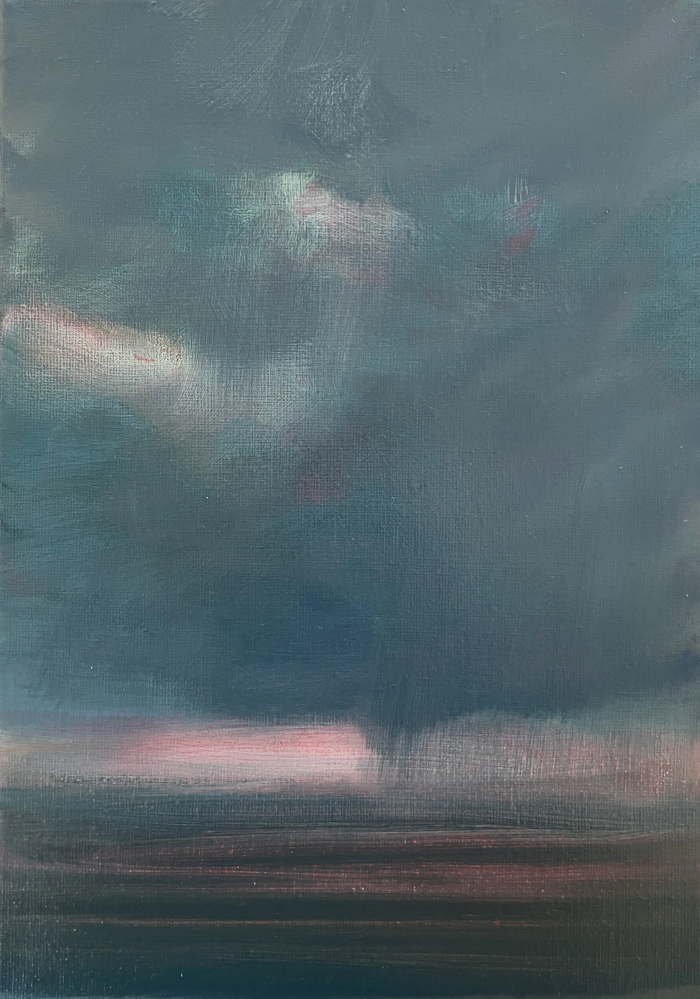 Storm I. Oil on canvas. 21 x 30 cm. £150