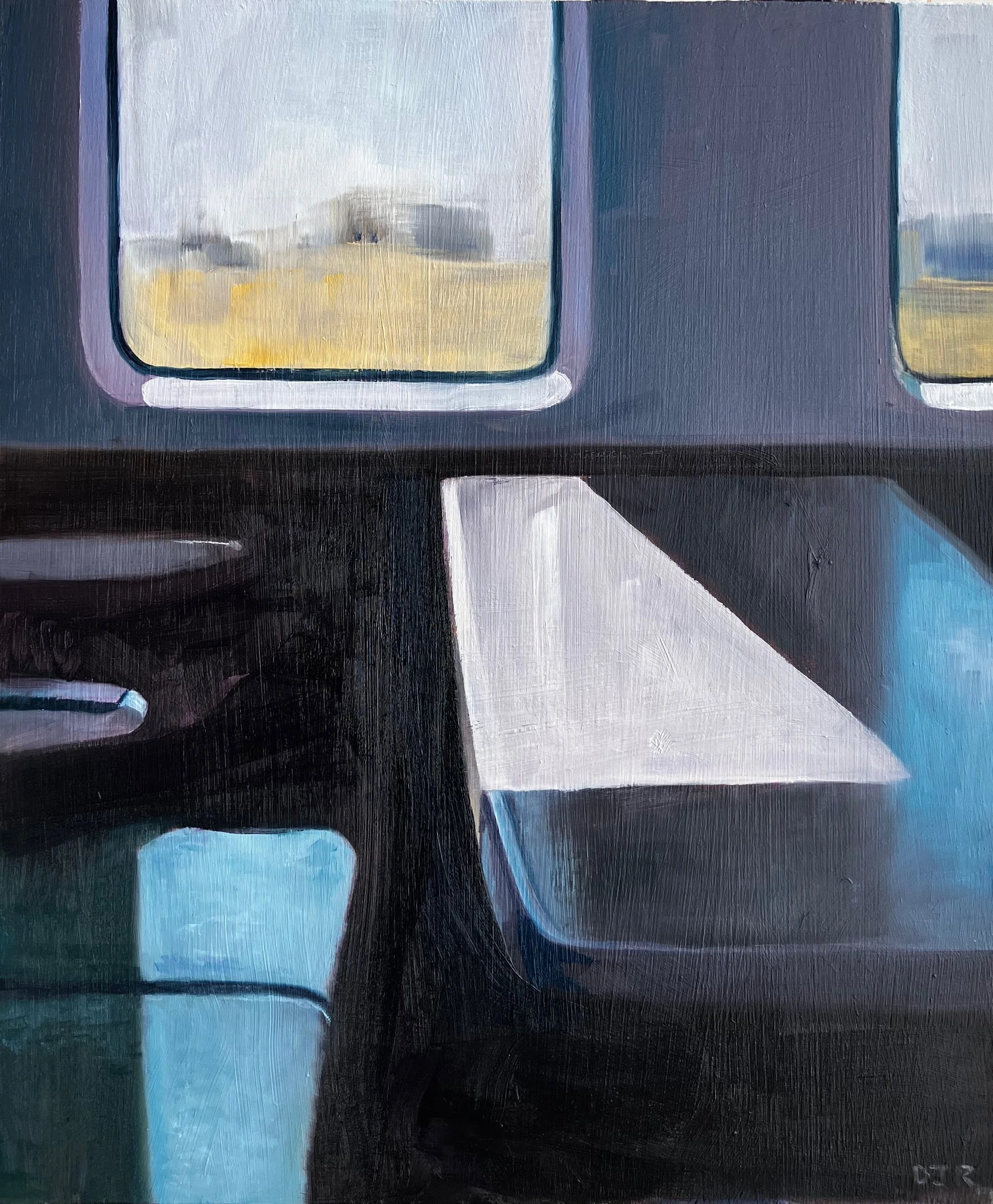 11.23 to Normans Bay. Oil on board. 35x25 cm. £250

