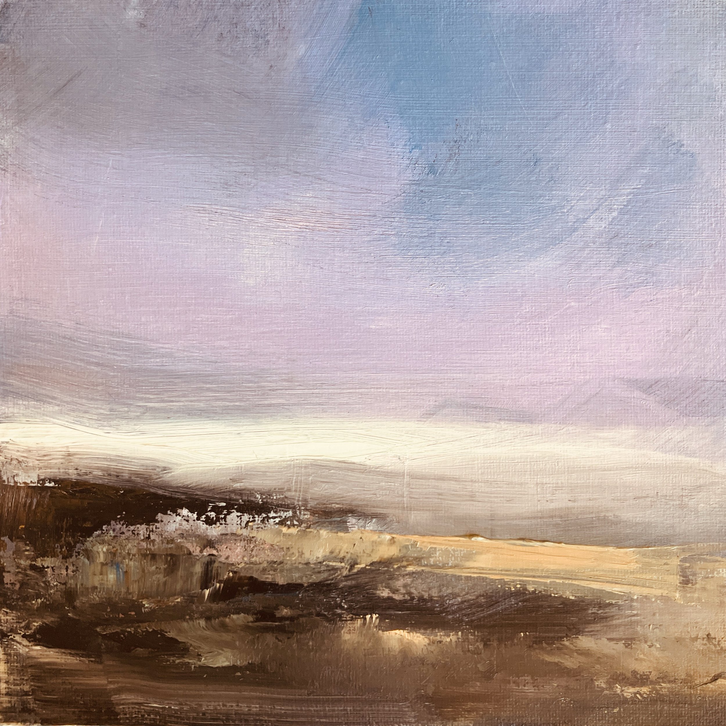 Cloudbreak. Oil on board. 20 x 20cm. £200