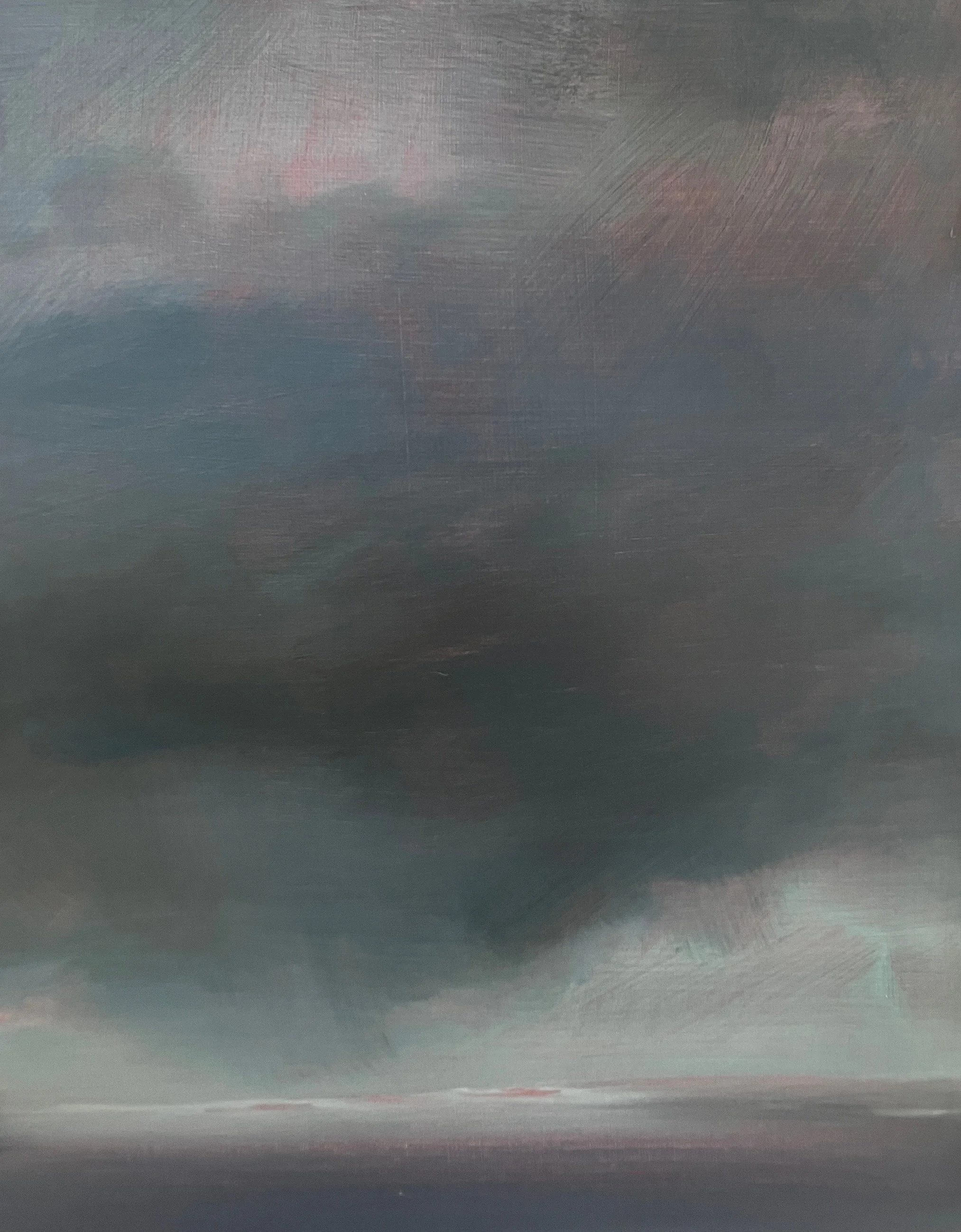 Storm VI. Oil on cradled panel. 21 x 30 cm. £150