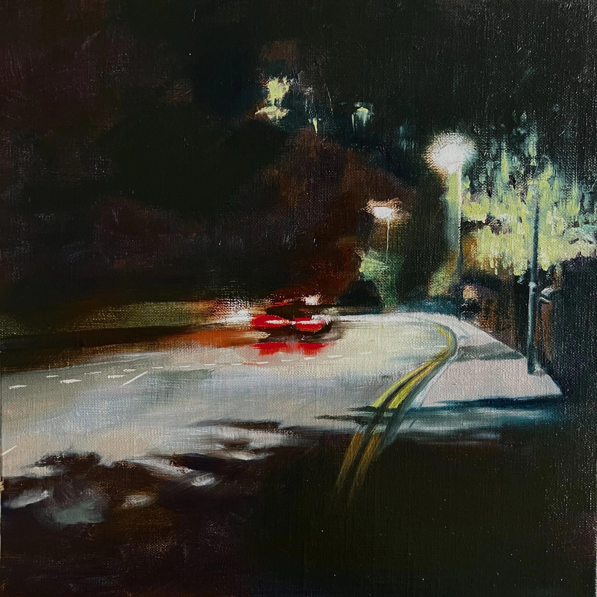 Nearing Paradise. Oil on board. 12x12 inches. SOLD

