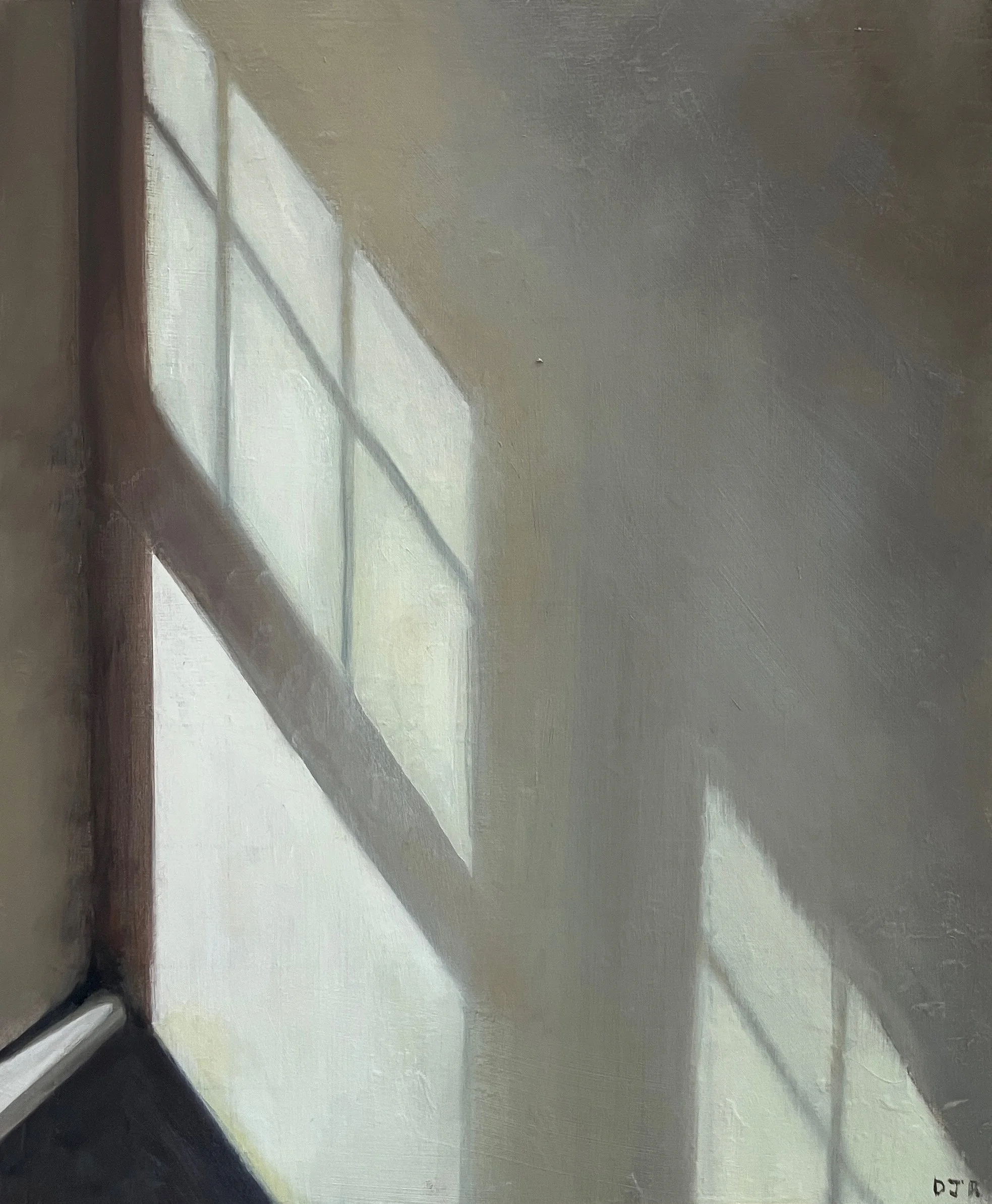 Mark's Hallway, Afternoon. Oil on board. 20 x 25cm. £275