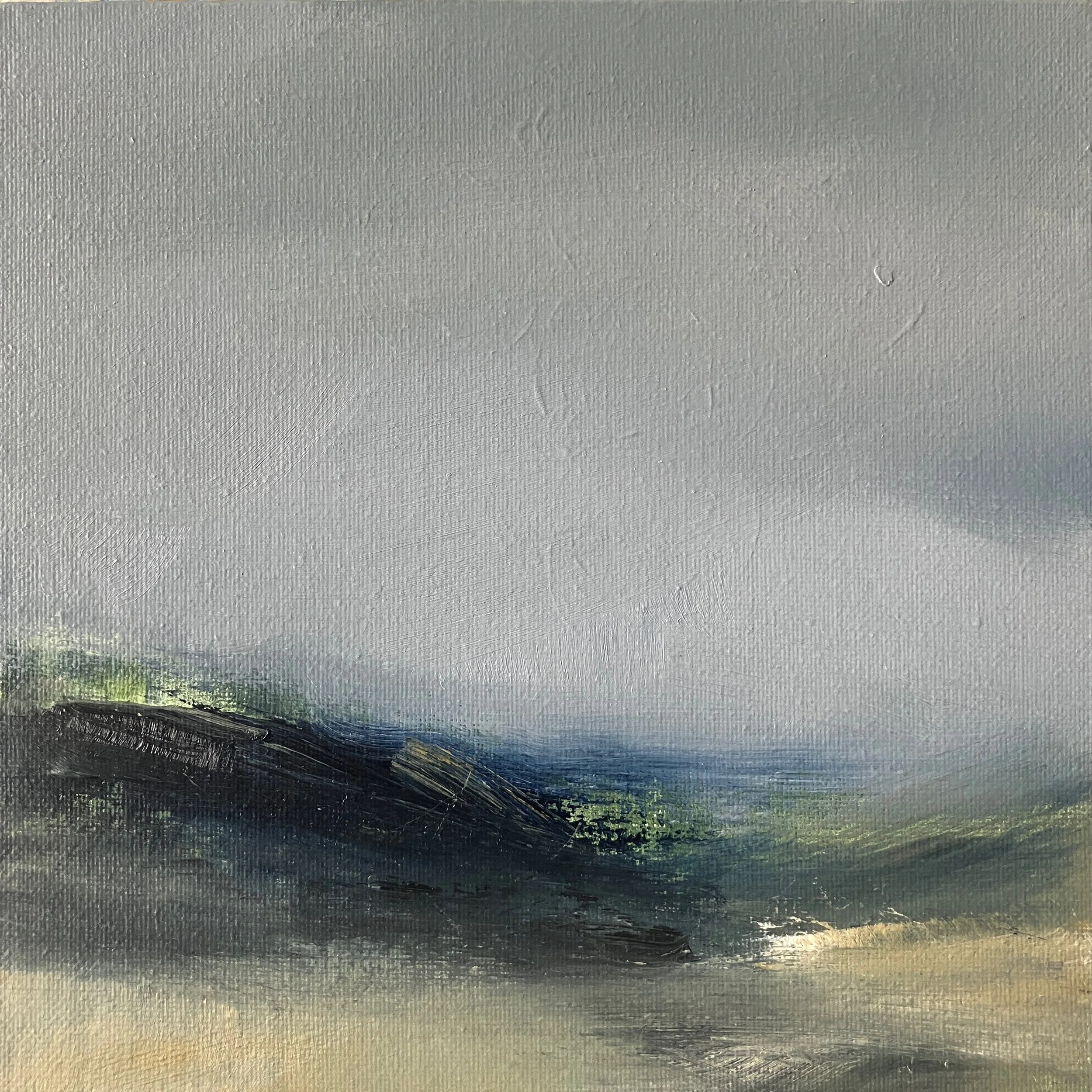 Remaining Light. Oil on board. 20x20 cm. £150