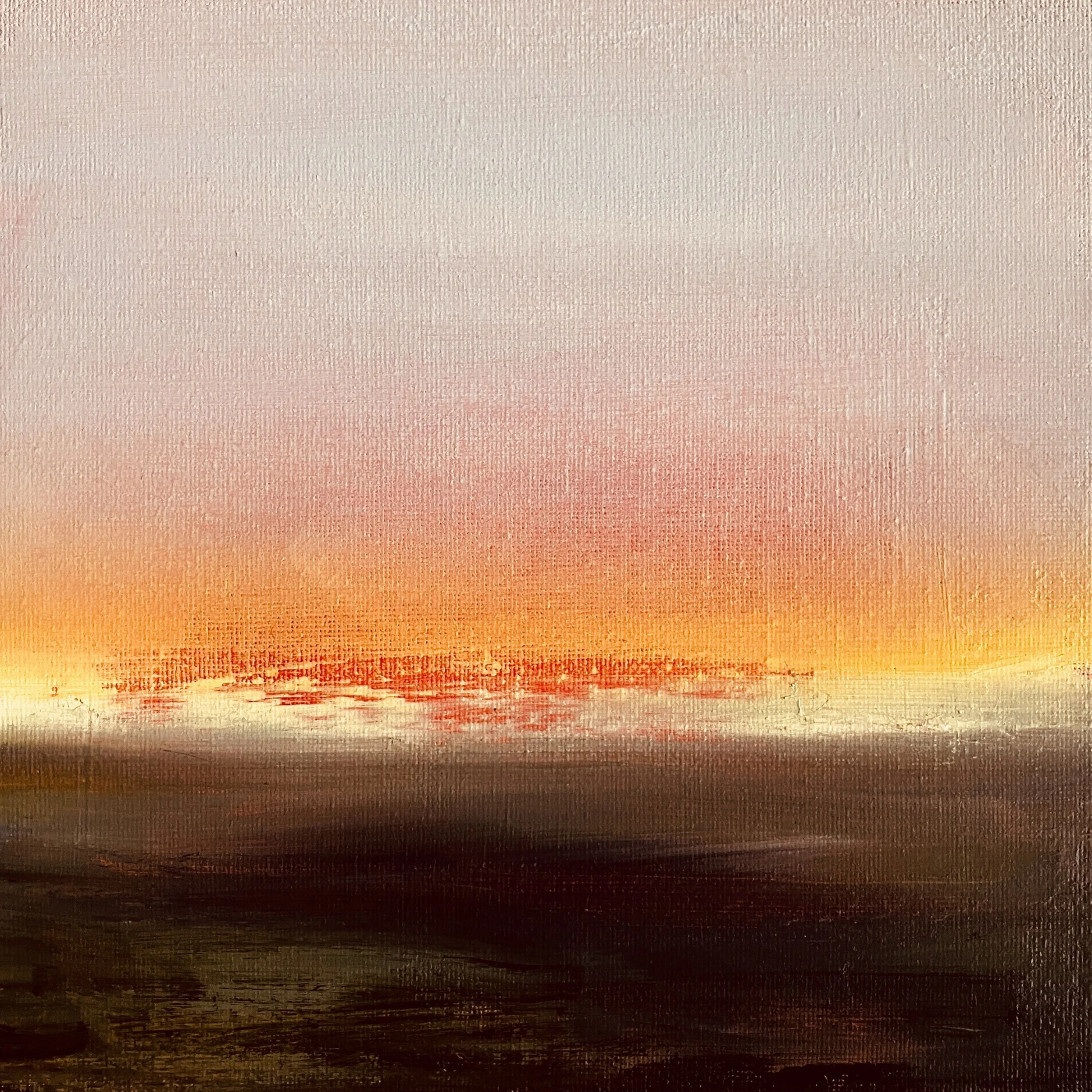 Last Light. Oil on board. 20x20 cm. SOLD