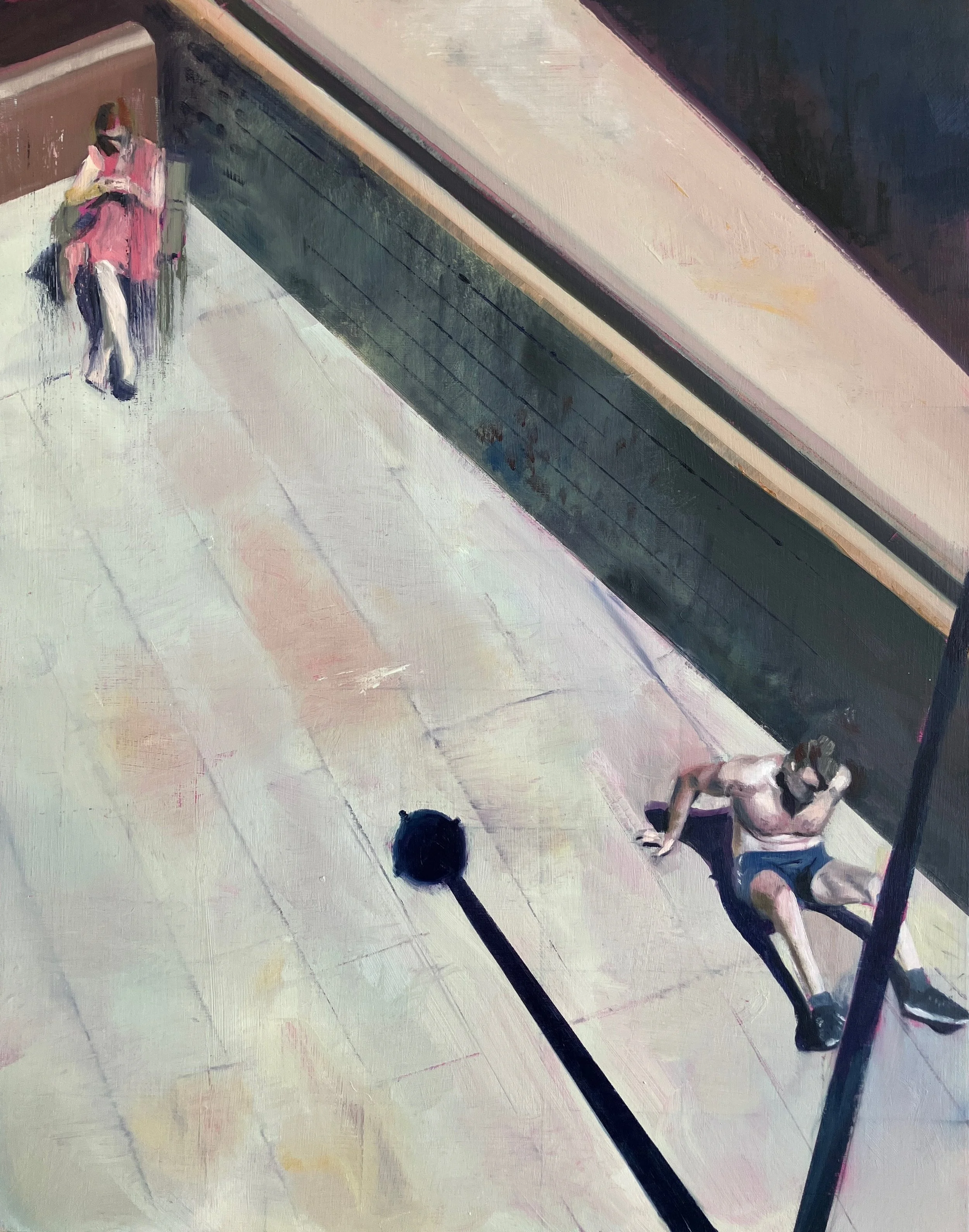 Stranger. Oil on board. 14x18 inches. £300
