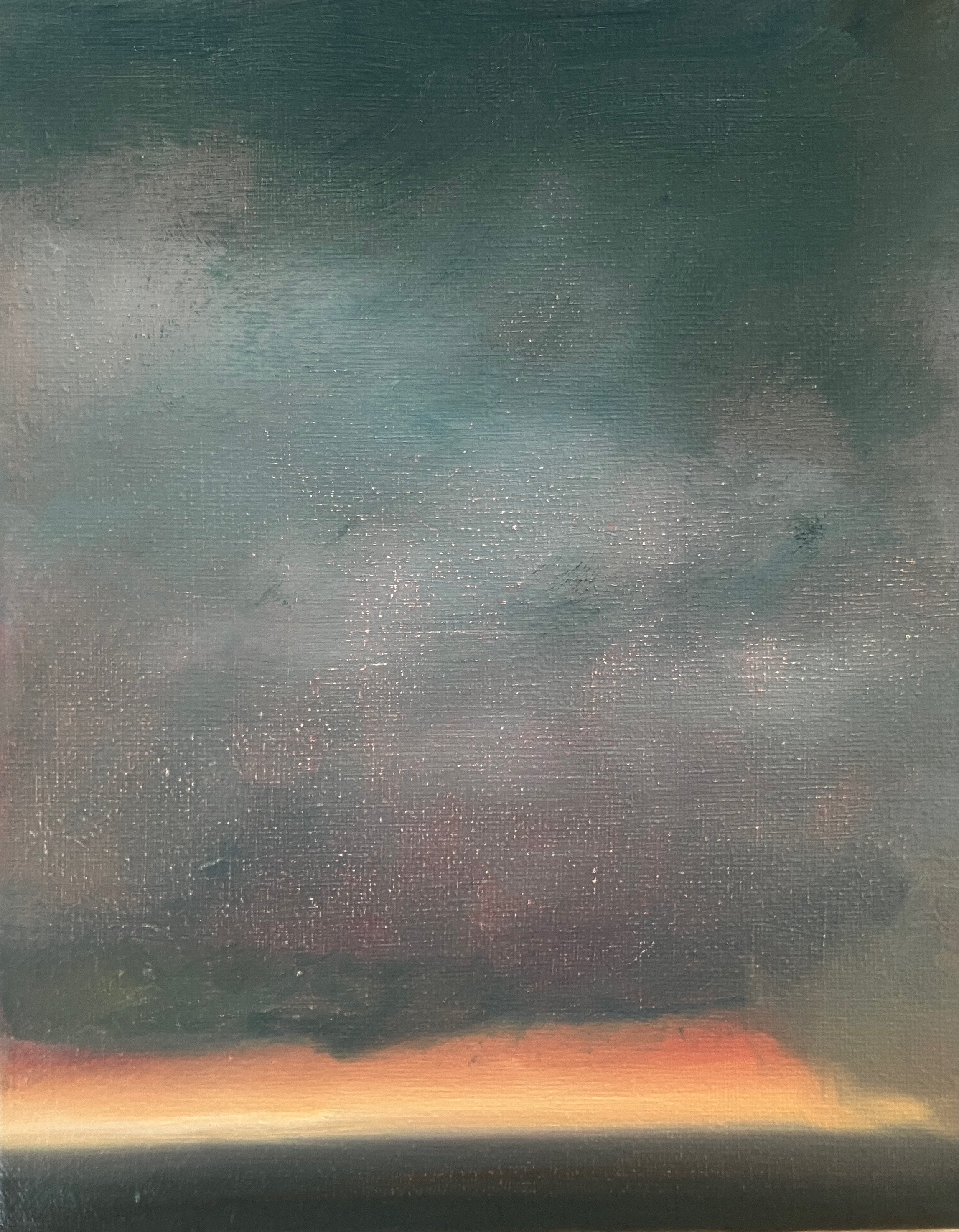 Storm II. Oil on canvas. 21 x 30 cm. £150