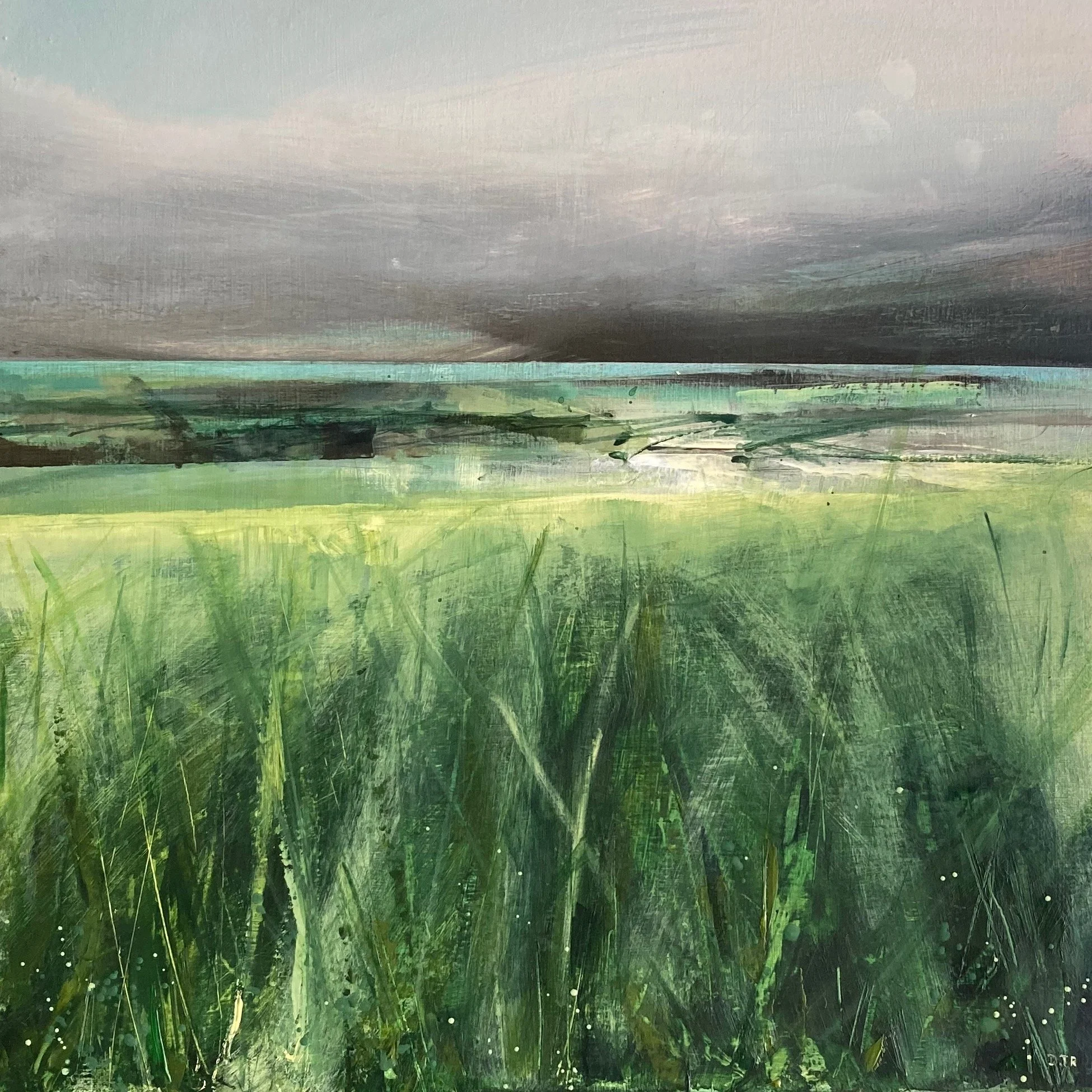 Through The Long Grass. Acrylic on canvas. 50x50 cm. SOLD