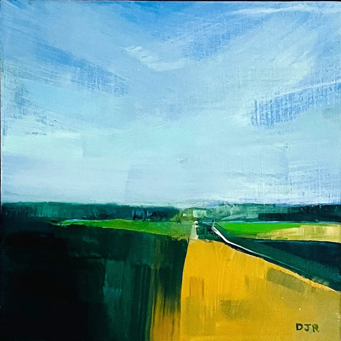 Journey. Acrylic on board. 6x6 inches. SOLD
