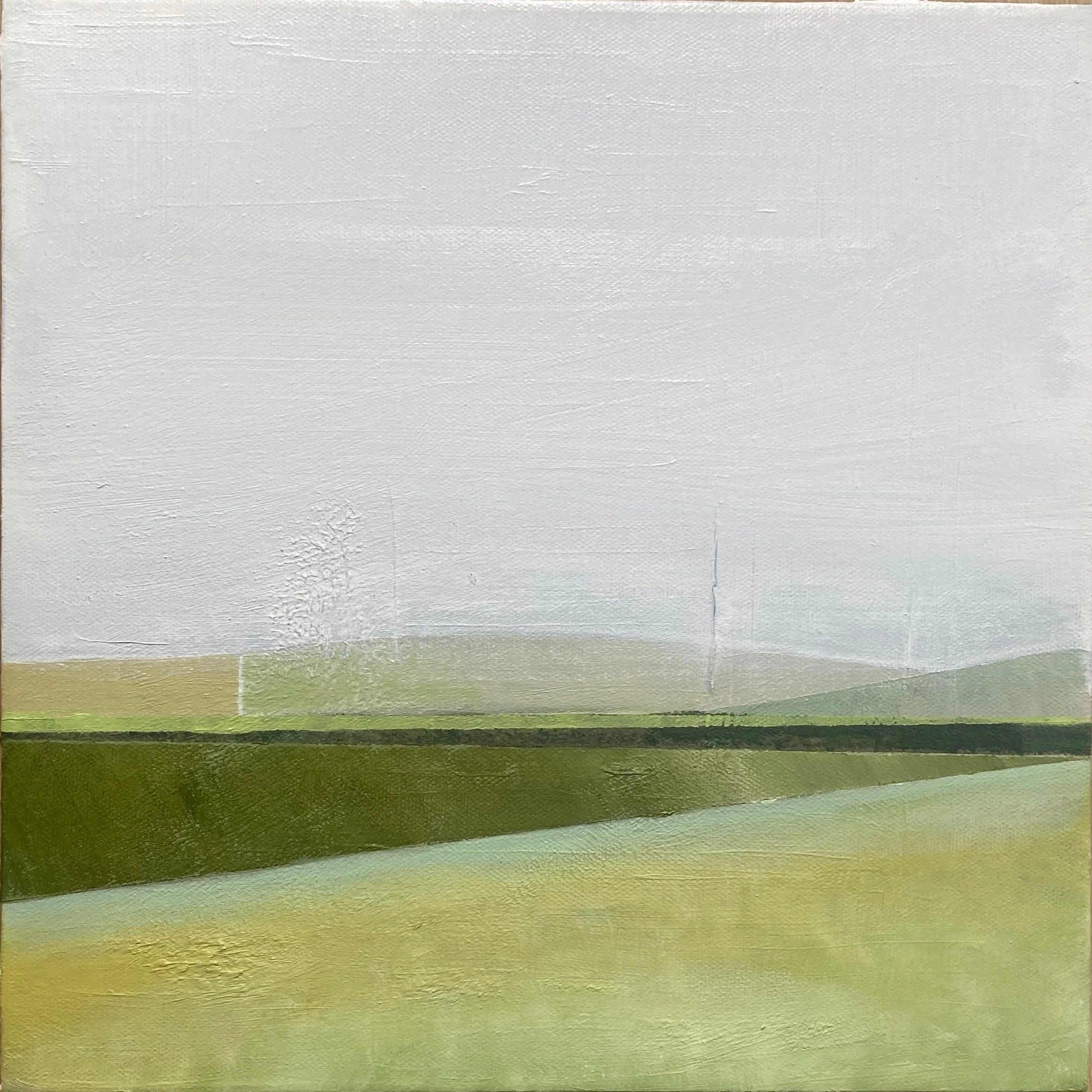 Pale Morning. Acrylic on canvas. 12x12 inches. SOLD
