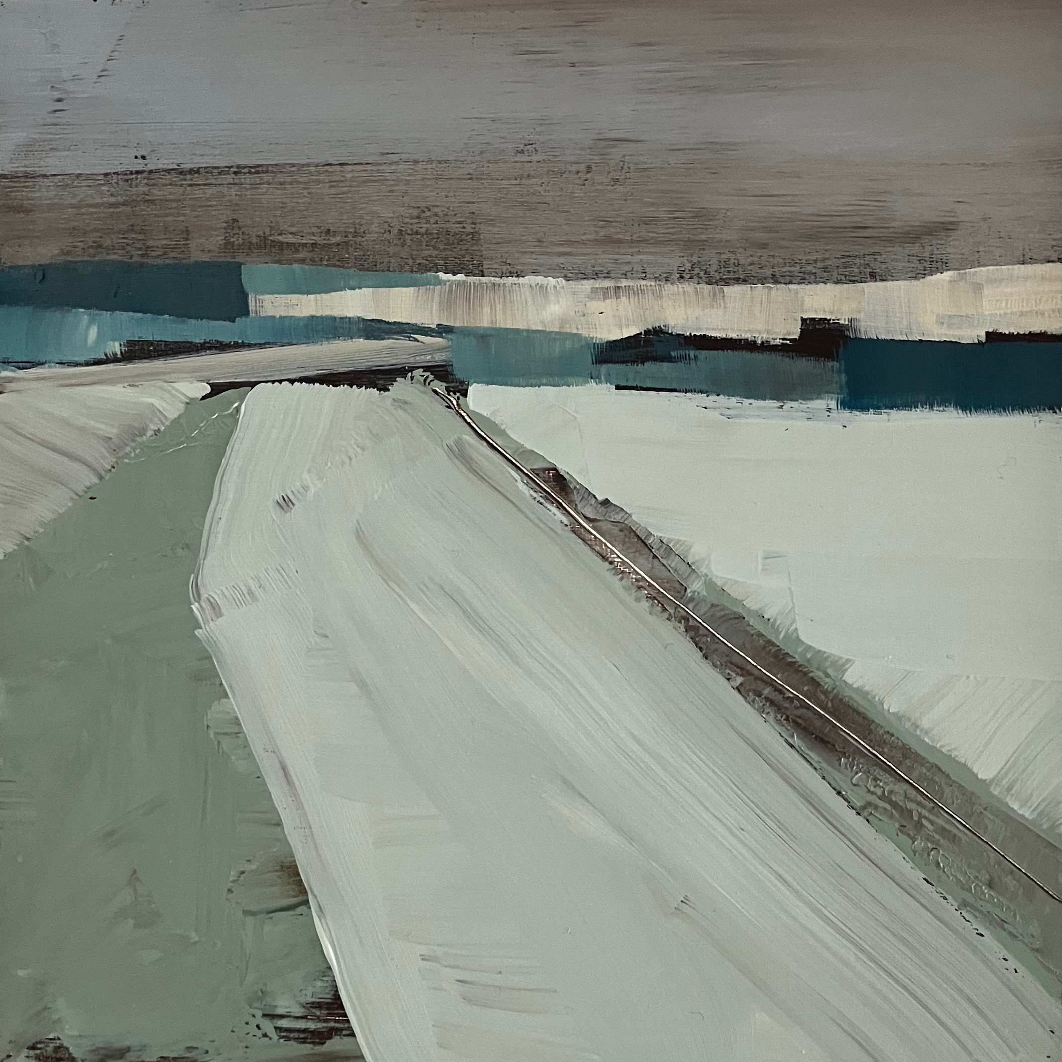 Winter Landscape II. Acrylic on canvas. 20x20 cm. SOLD