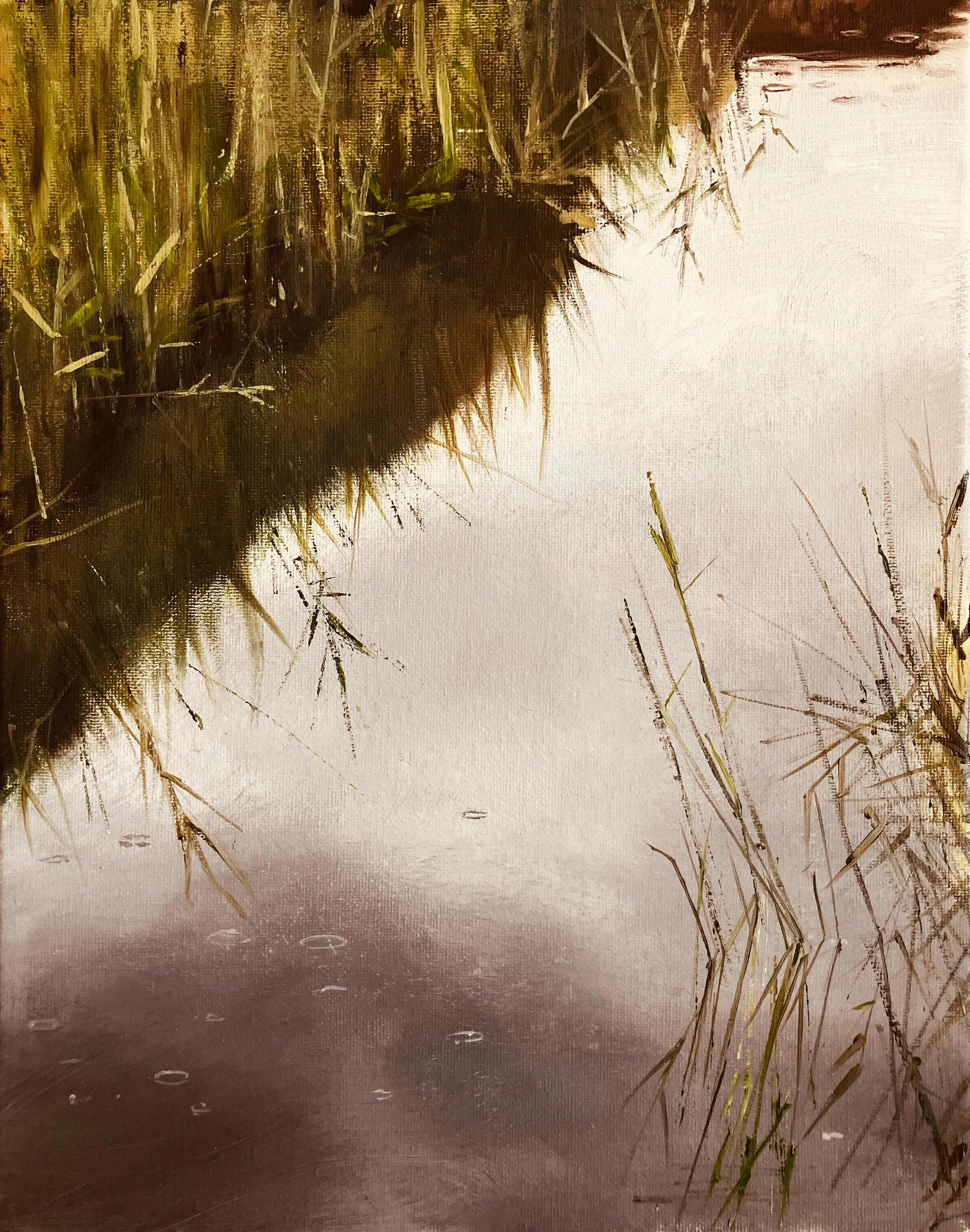 Raindrops. Oil on canvas. 35x28 cm. £250
