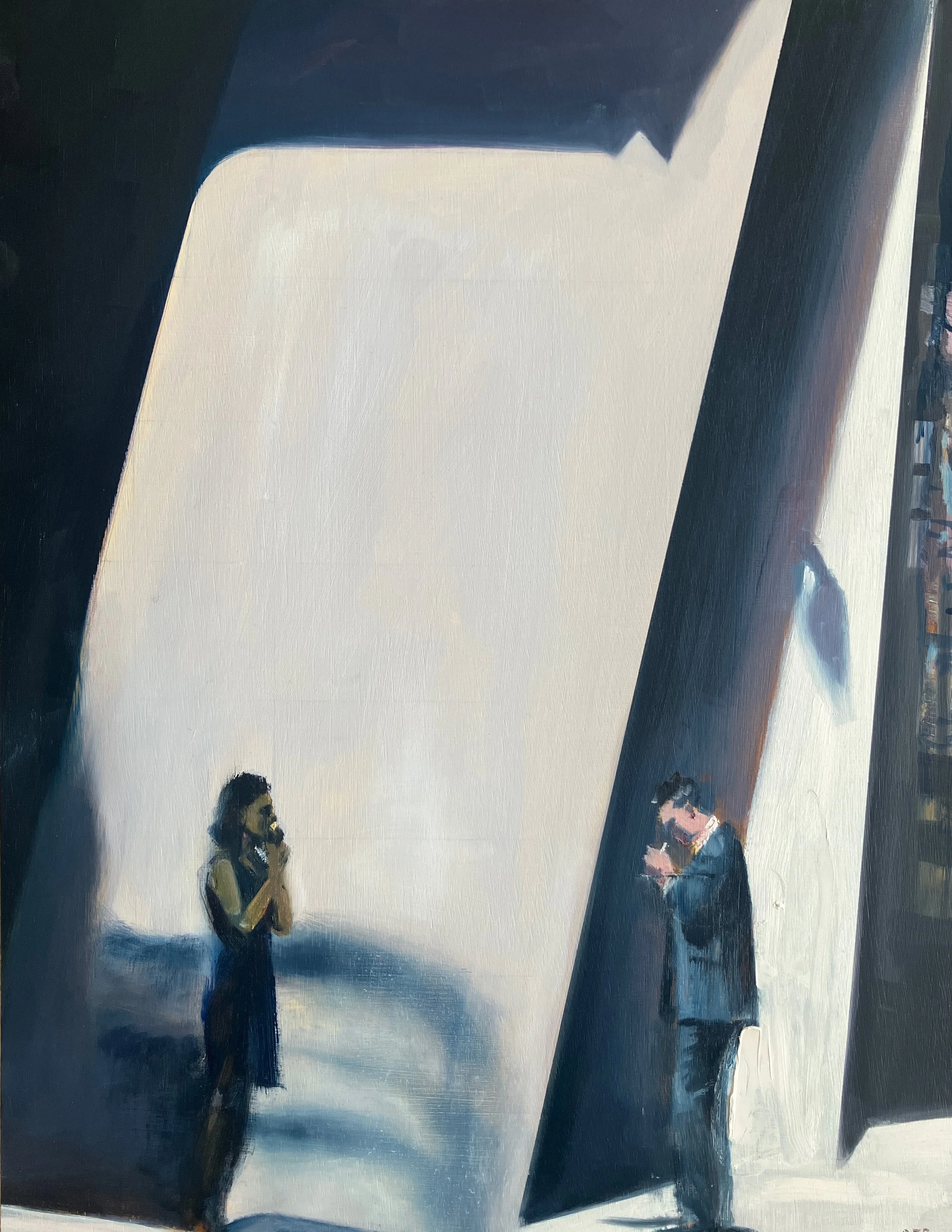 Shadows. Oil on board. 14x18 inches. £300
