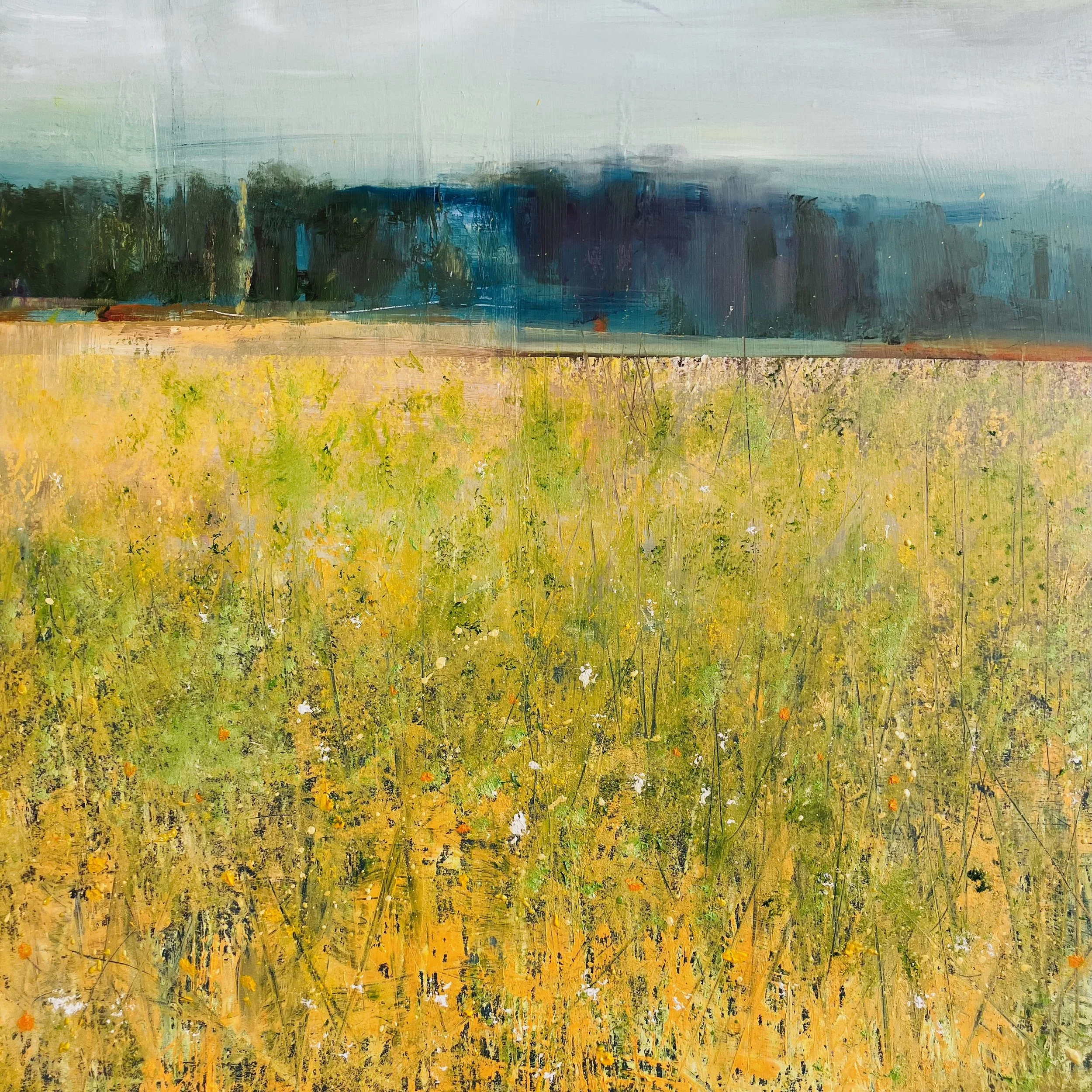 Summer Heat. Oil on board. 40x40 cm. SOLD
