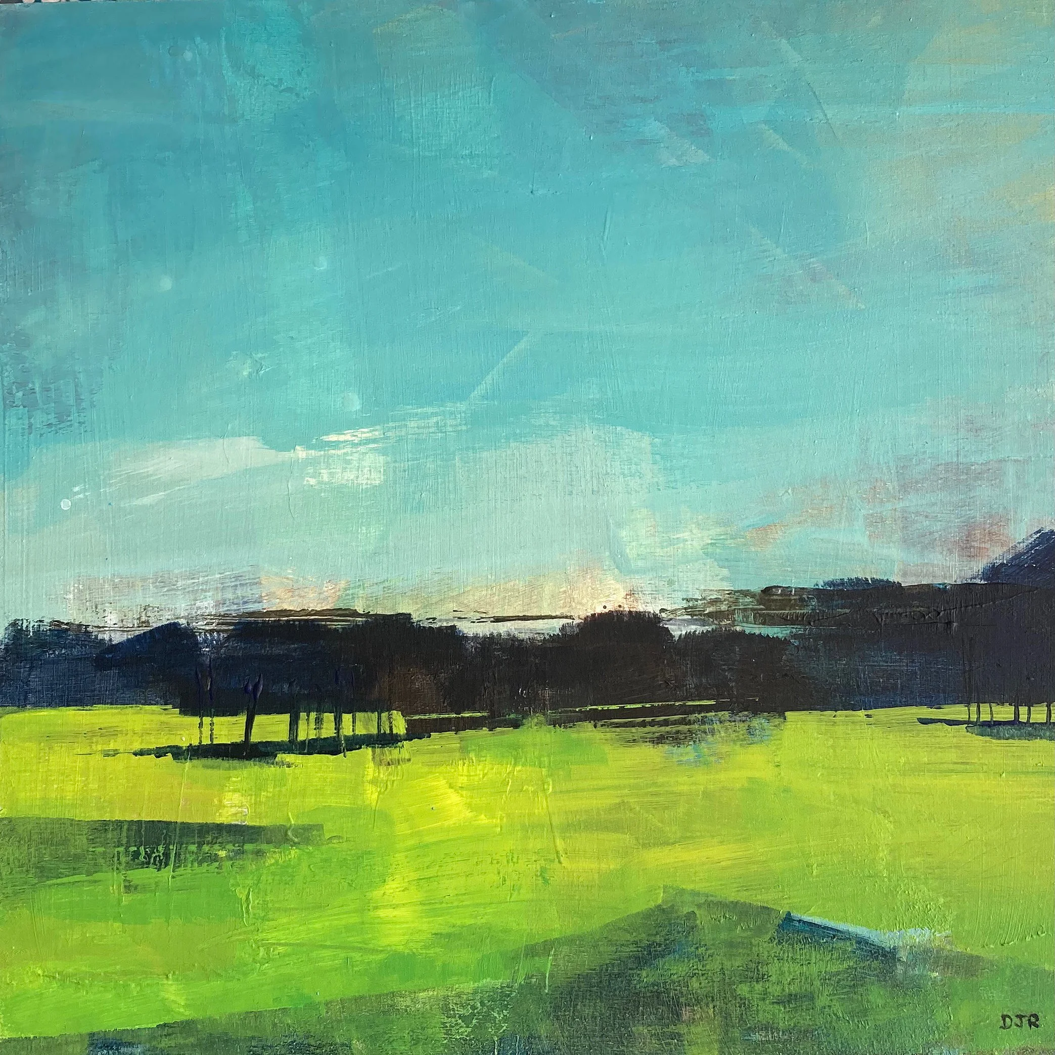 Gildredge Park. Acrylic on cradled panel. 12x12 inches. SOLD
