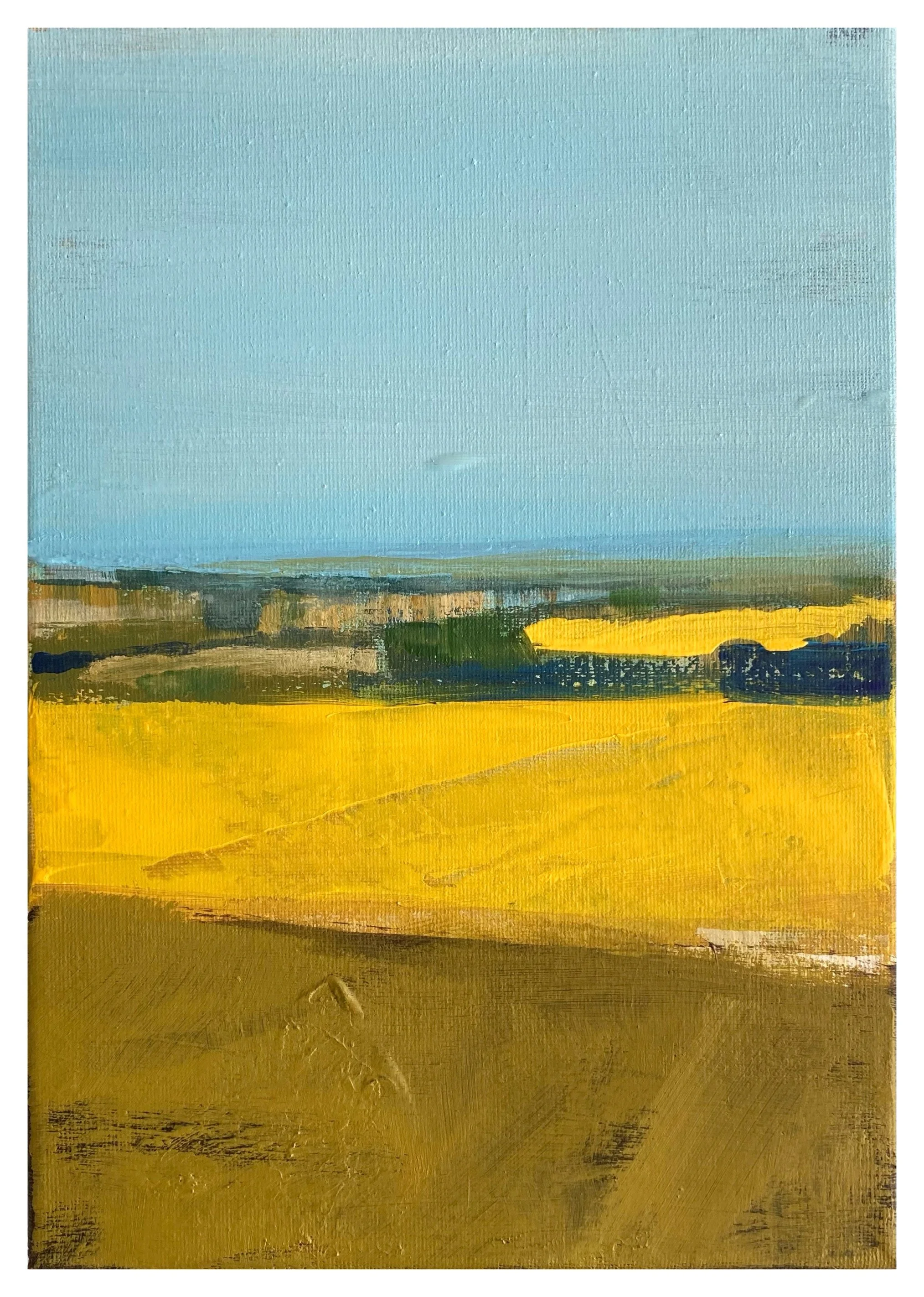 Sussex Summer. Acrylic on canvas. 21x30 cm. SOLD
