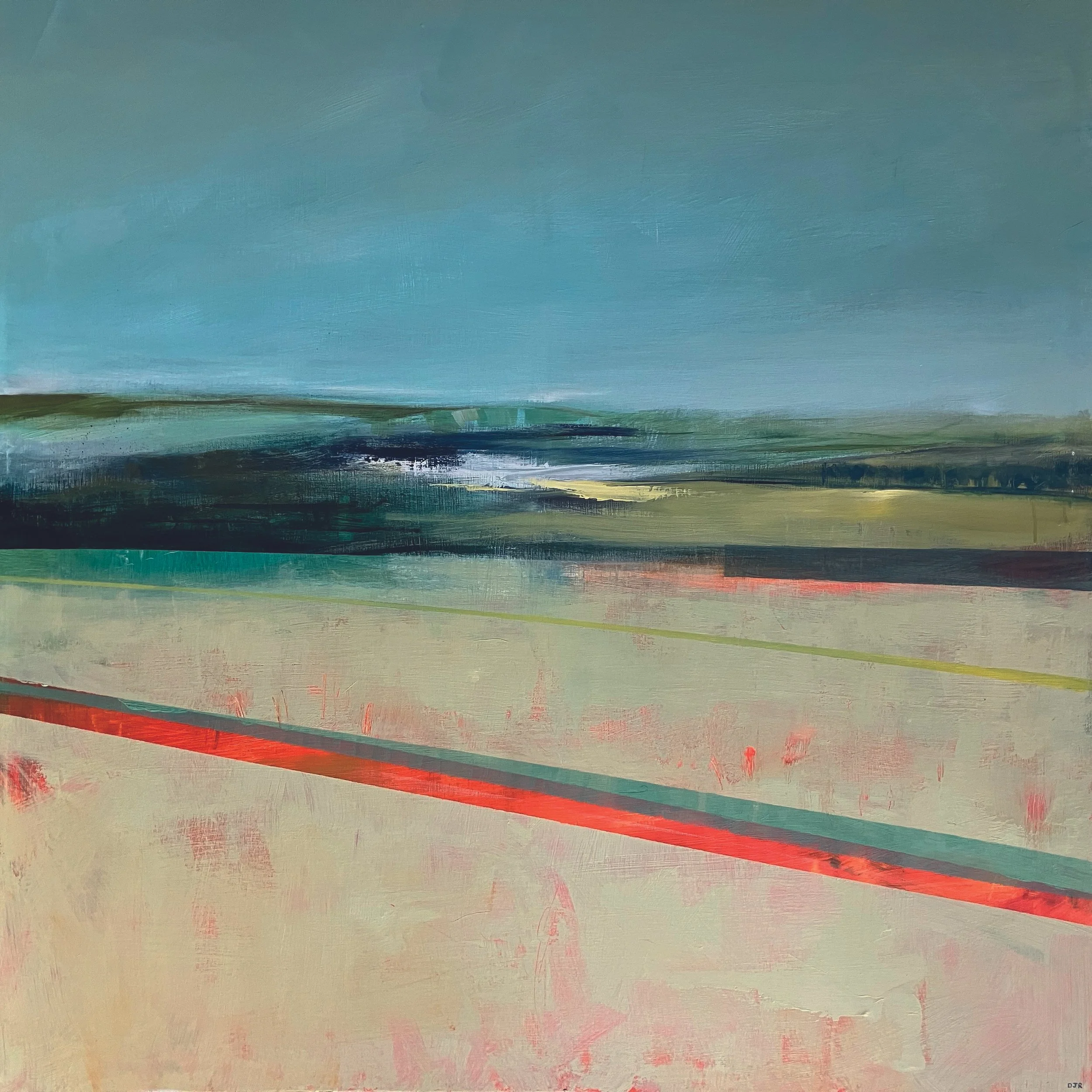 Tracks. Acrylic on canvas. 100x100 cm. £600
