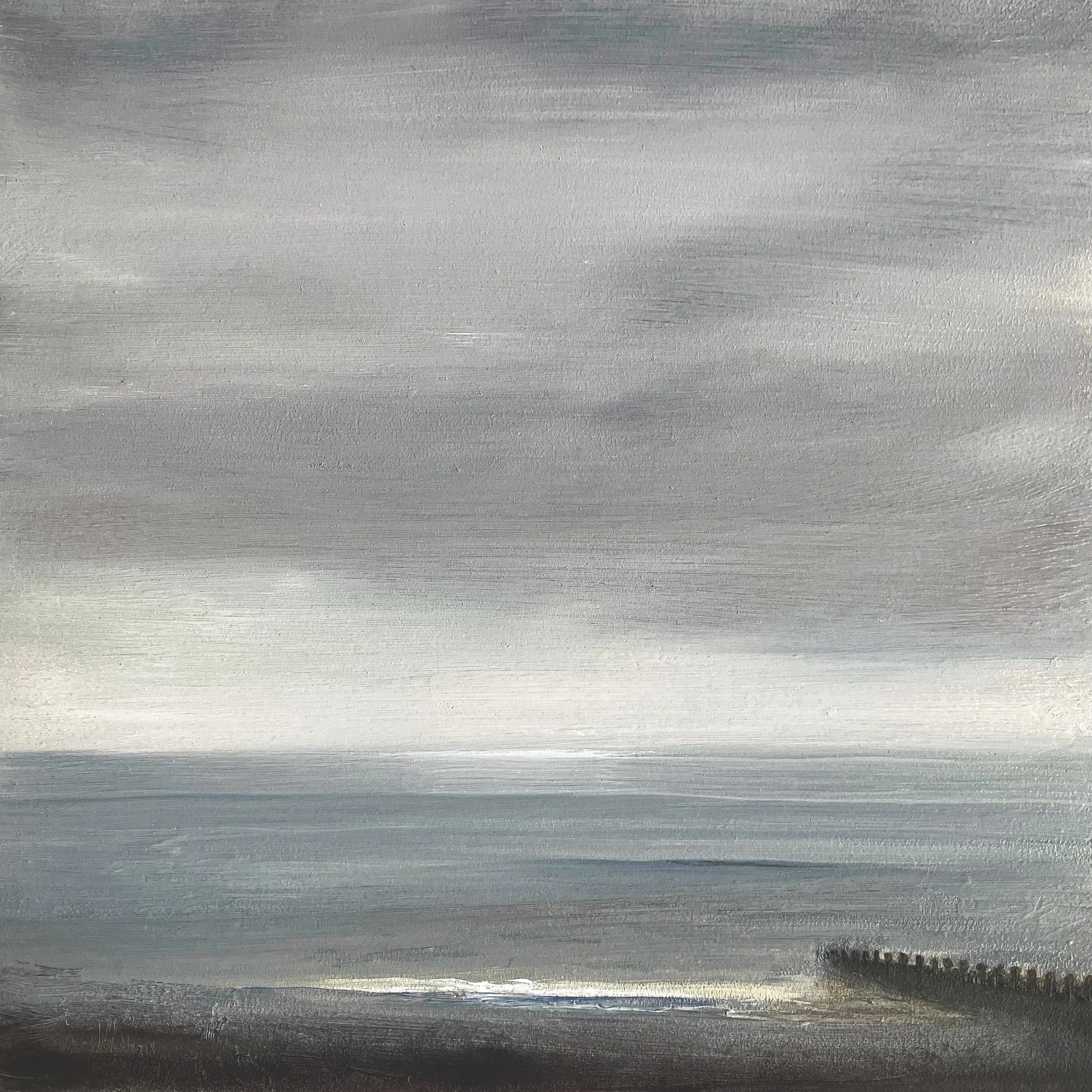 December Sea. Oil on board. 25x25 cm. £250
