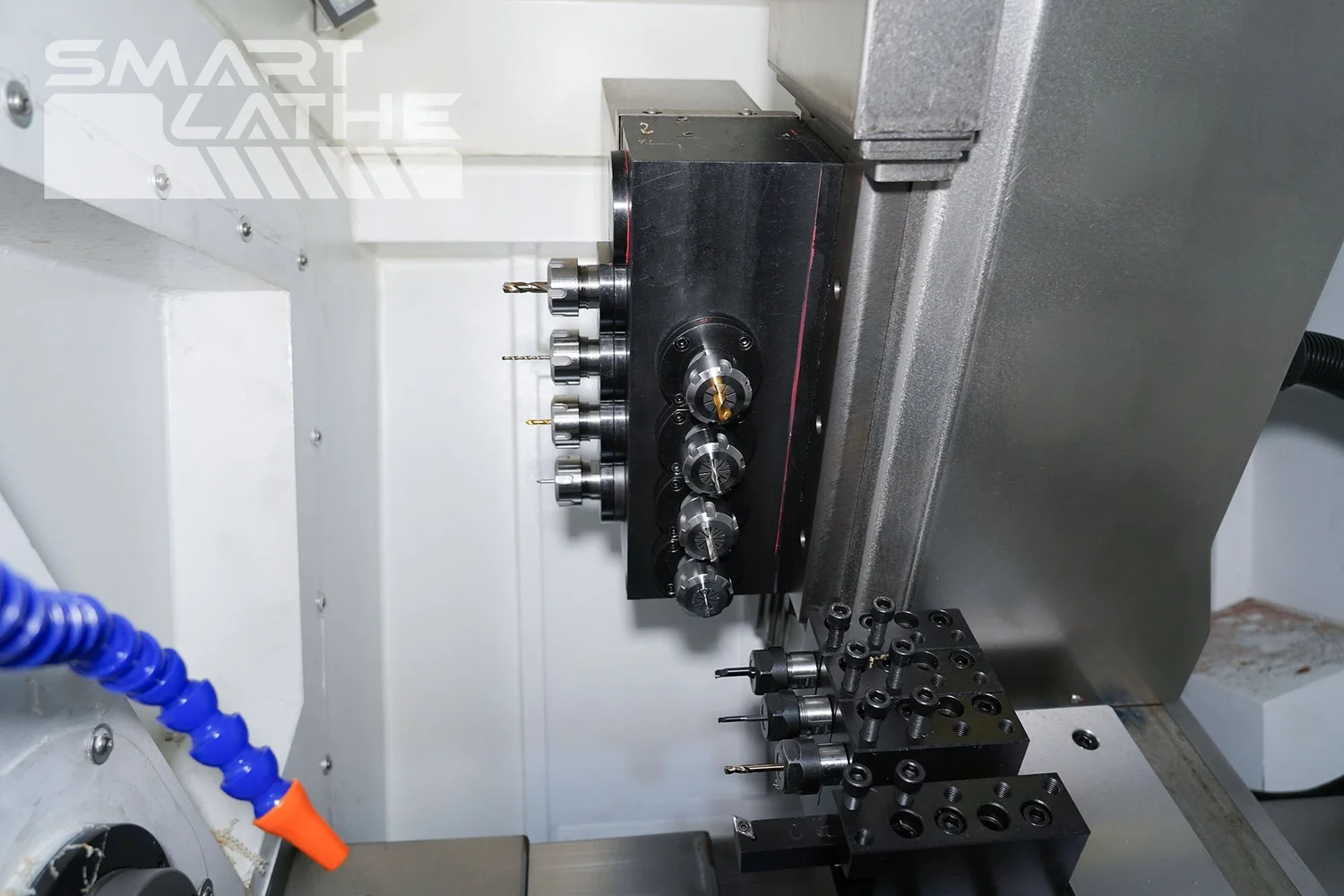 C axis functionality in CNC lathe