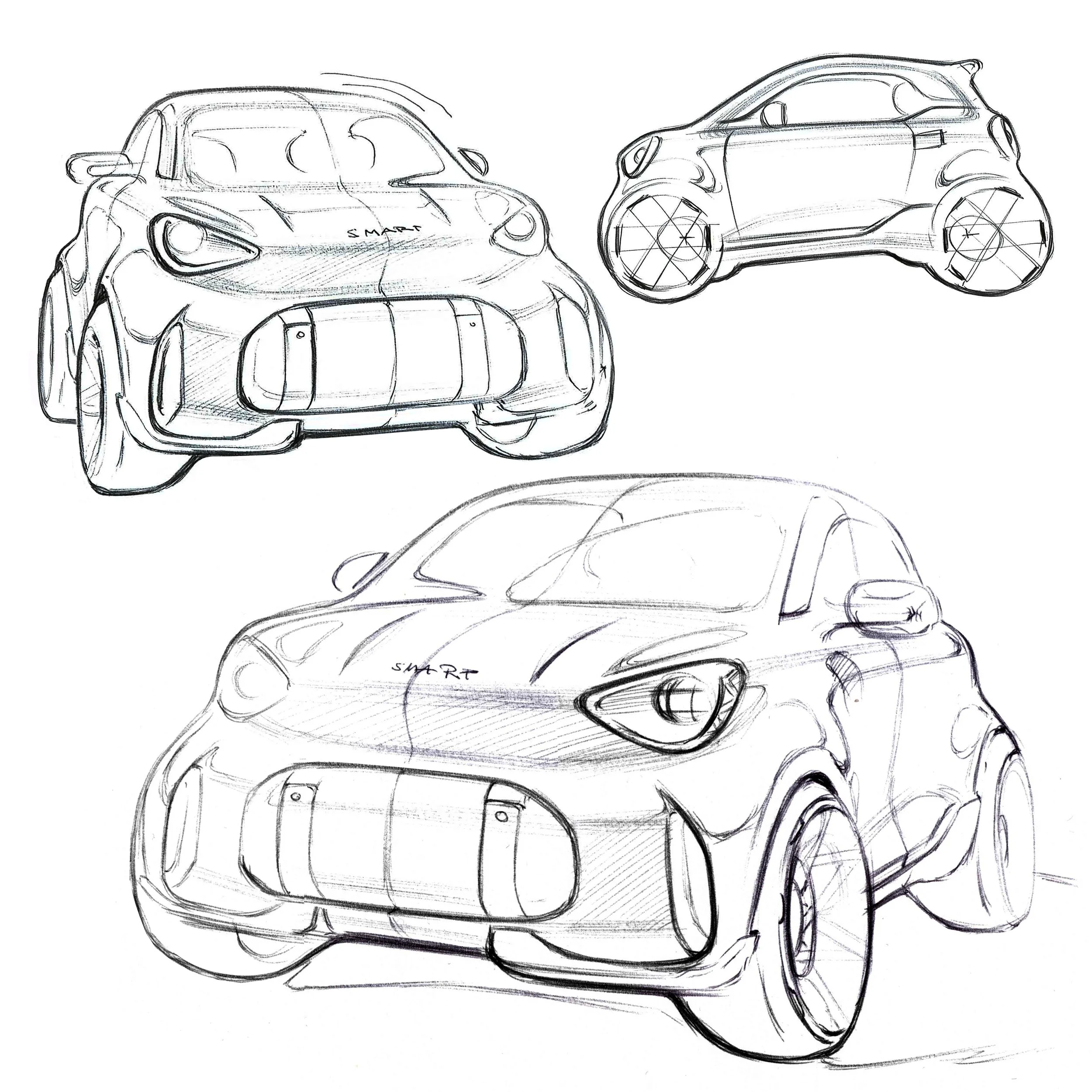 Smart Previews its ForTwo Replacement with a Concept Sketch