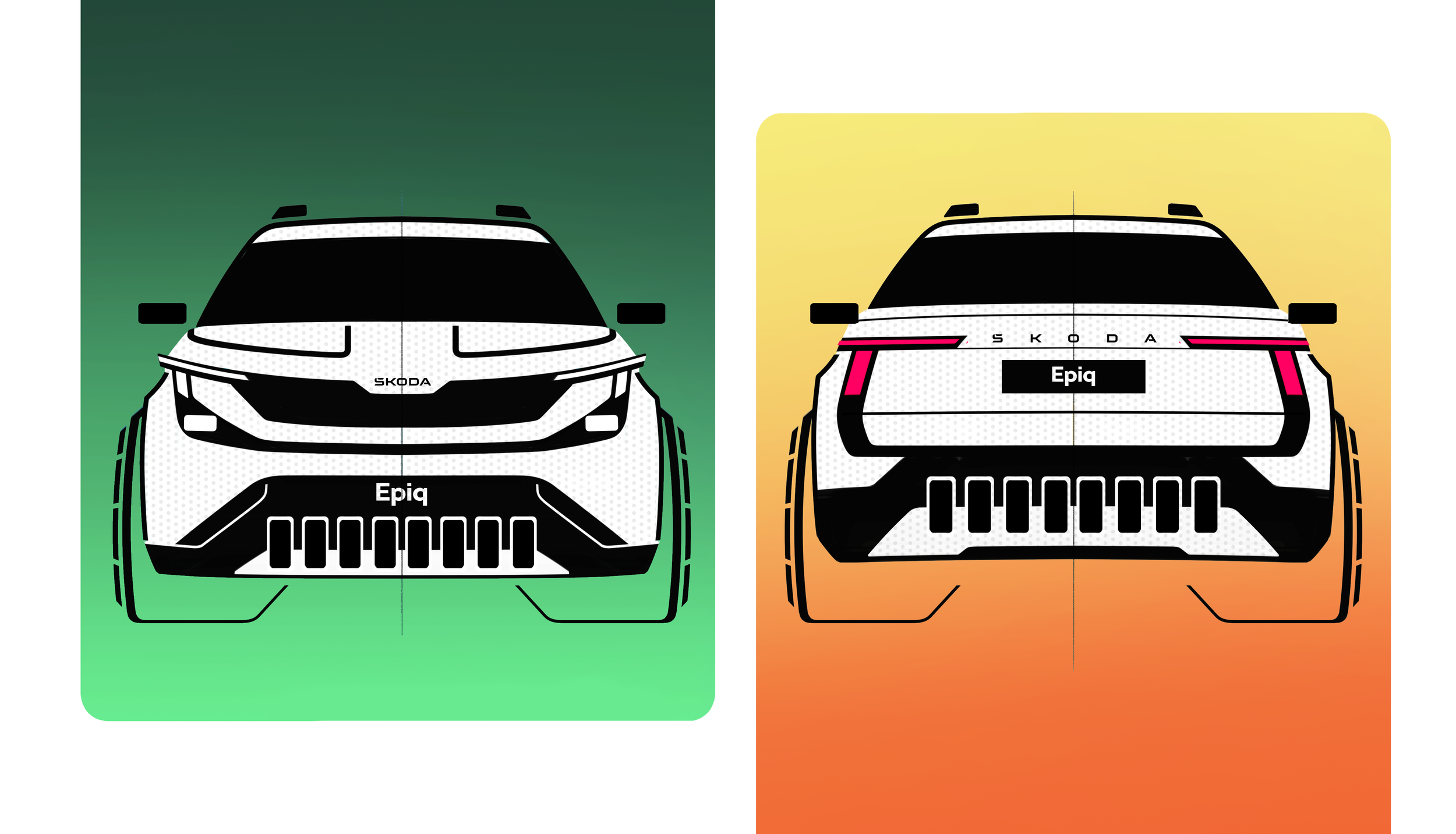 Škoda Teases the New Epiq with Sketches