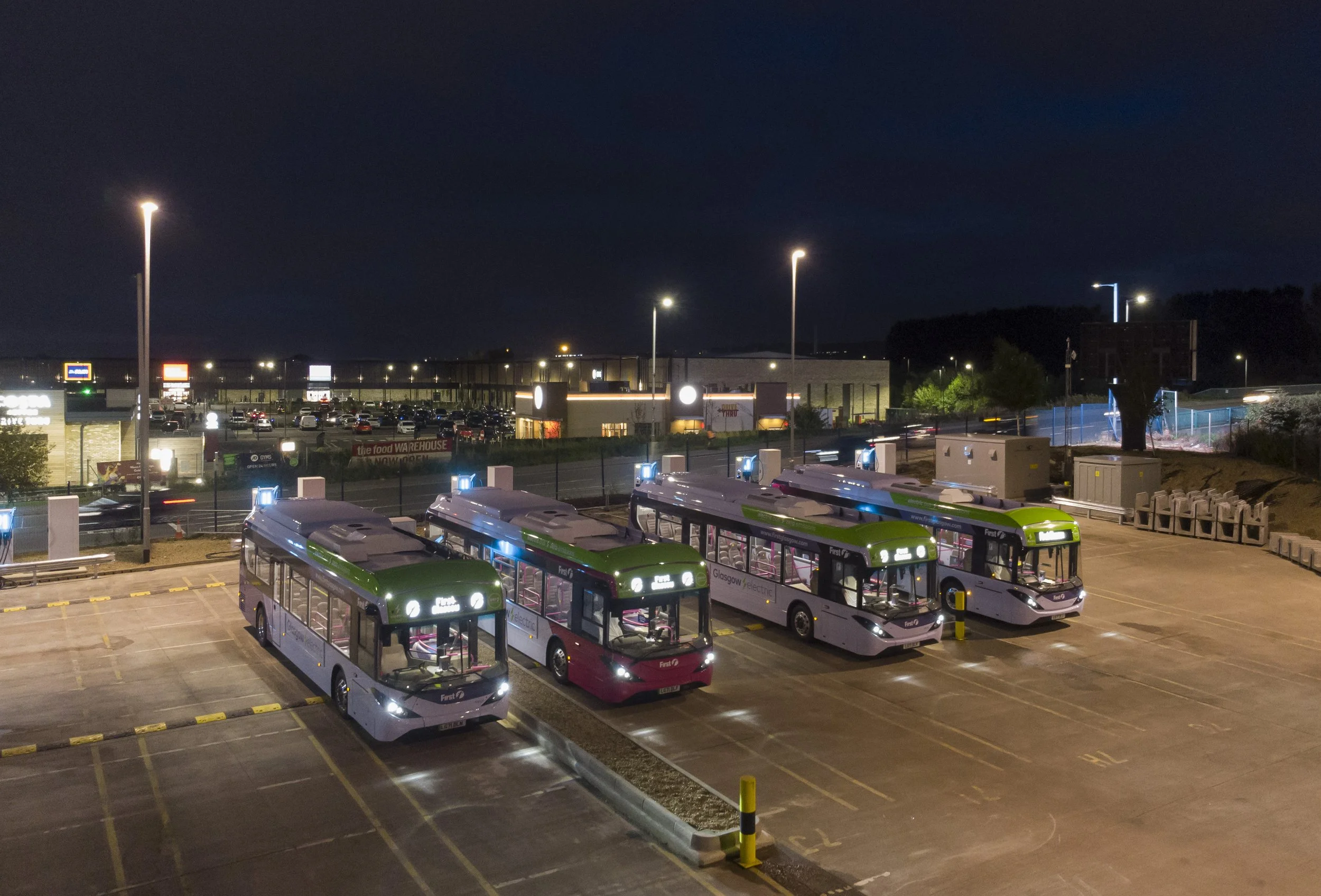 First Bus trials aims to help Grid stability via Flex Charging at its Glasgow depot