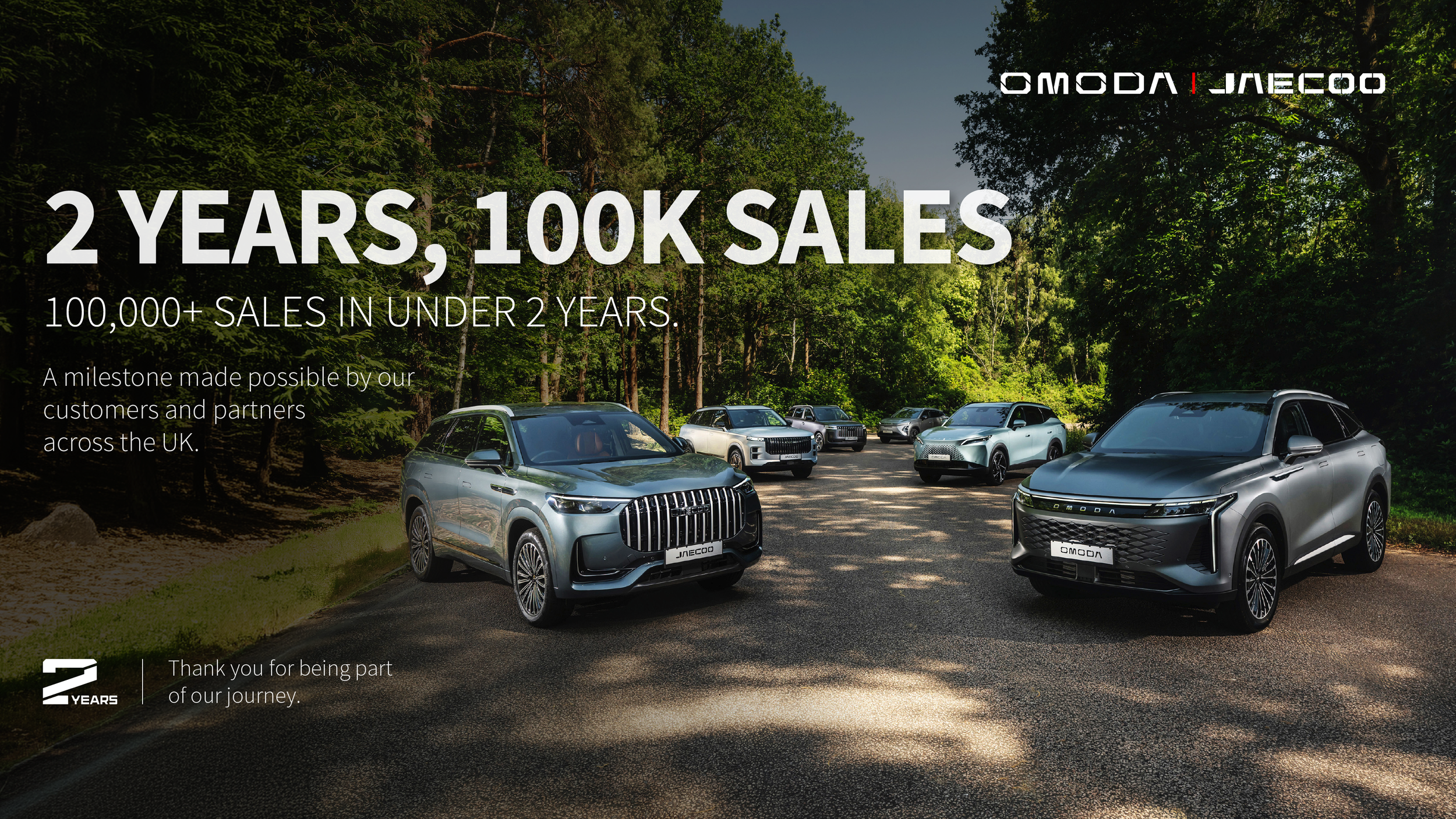 100k UK sales in 2 Years : The OMODA JAECOO Story 