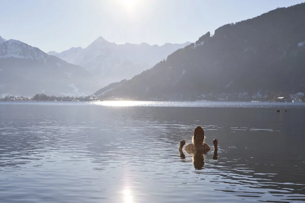 Yoga + Eisbaden / Zell am See