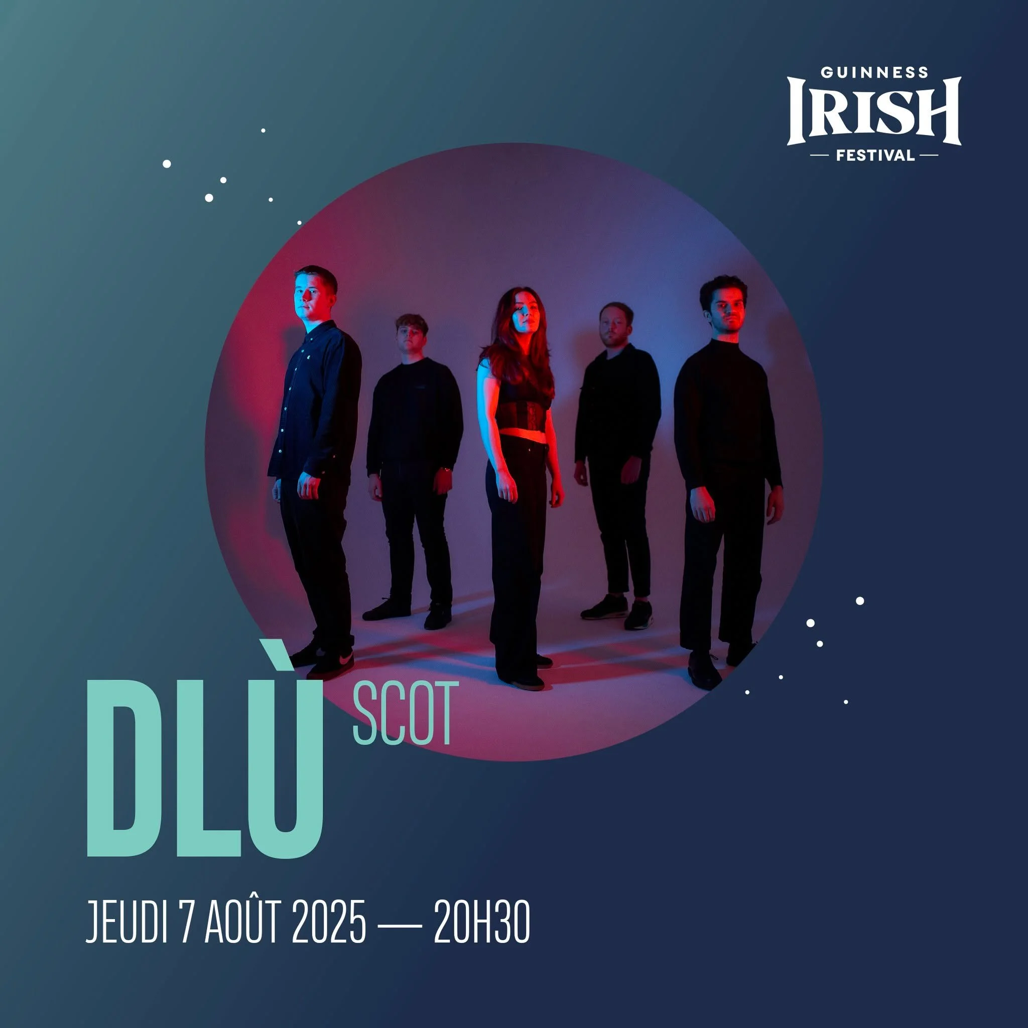 🍀 Guinness Irish Festival 2025 &ndash; Jeudi 7 ao&ucirc;t &ndash; 2ᵉ Soir&eacute;e 🍀
Ouverture des portes : 18h00

Pr&eacute;parez-vous pour une exploration fantastique de nouveaux territoires musicaux.

infos et billetterie : www.guinnessfestival.