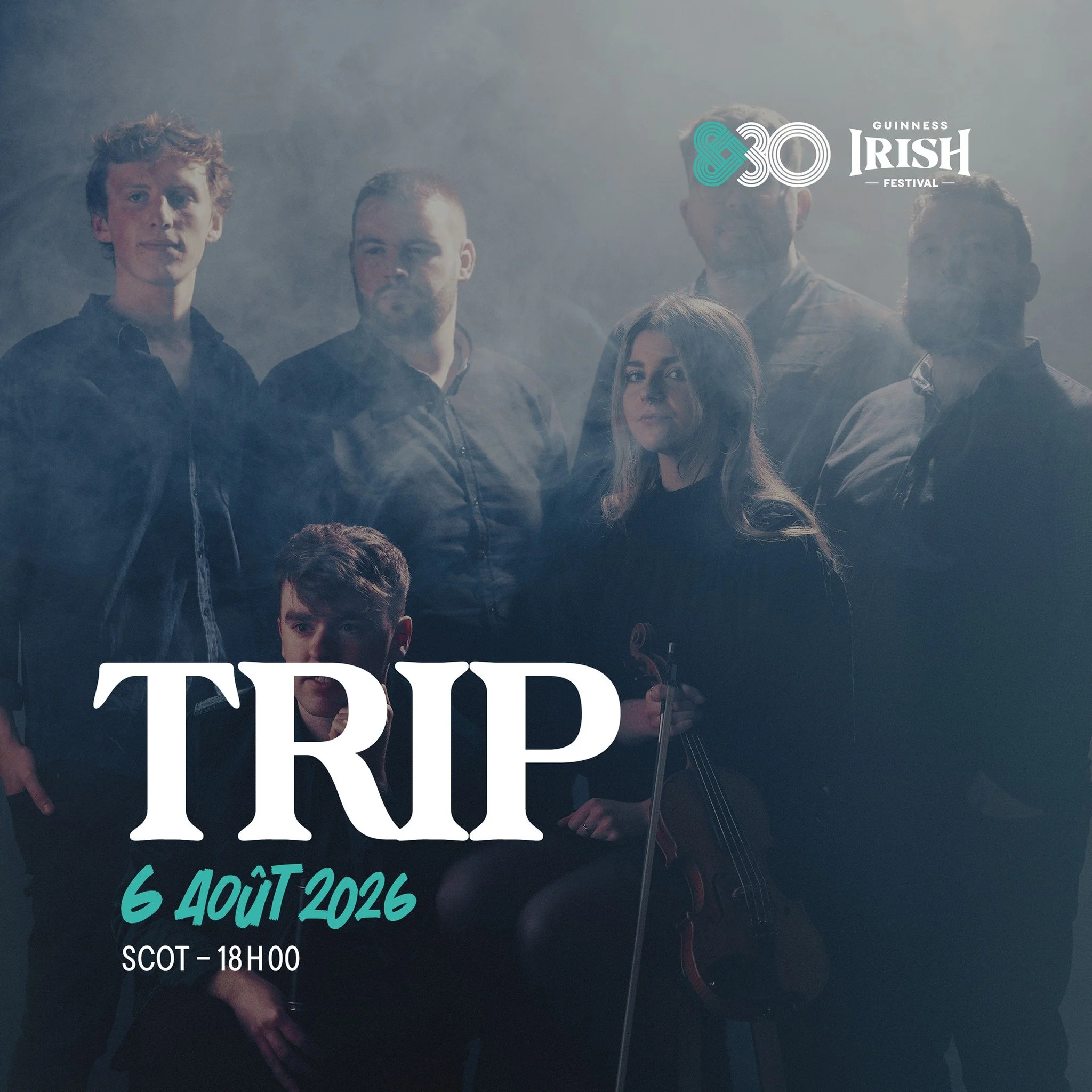 🍀 Jeudi 6 ao&ucirc;t 🍀

&Ccedil;a d&eacute;marre fort avec Trip, Cala, Michael McGoldrick Big Band et Ross Miller Band.

👉 Programme complet et billetterie : guinnessfestival.ch/prog2026